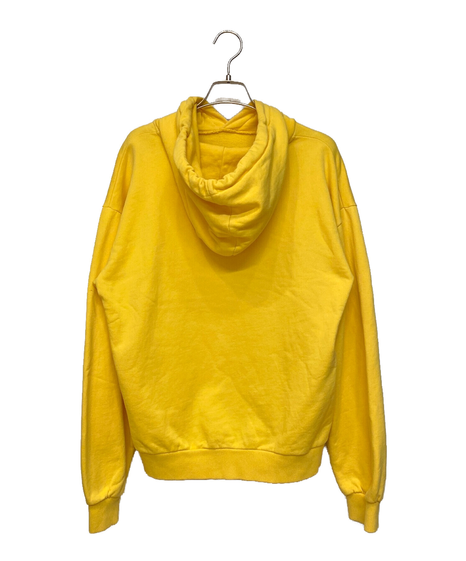 CELINE イエローフーディー 中古・古着通販】CELINE (セリーヌ) プリントプルオーバーパーカー