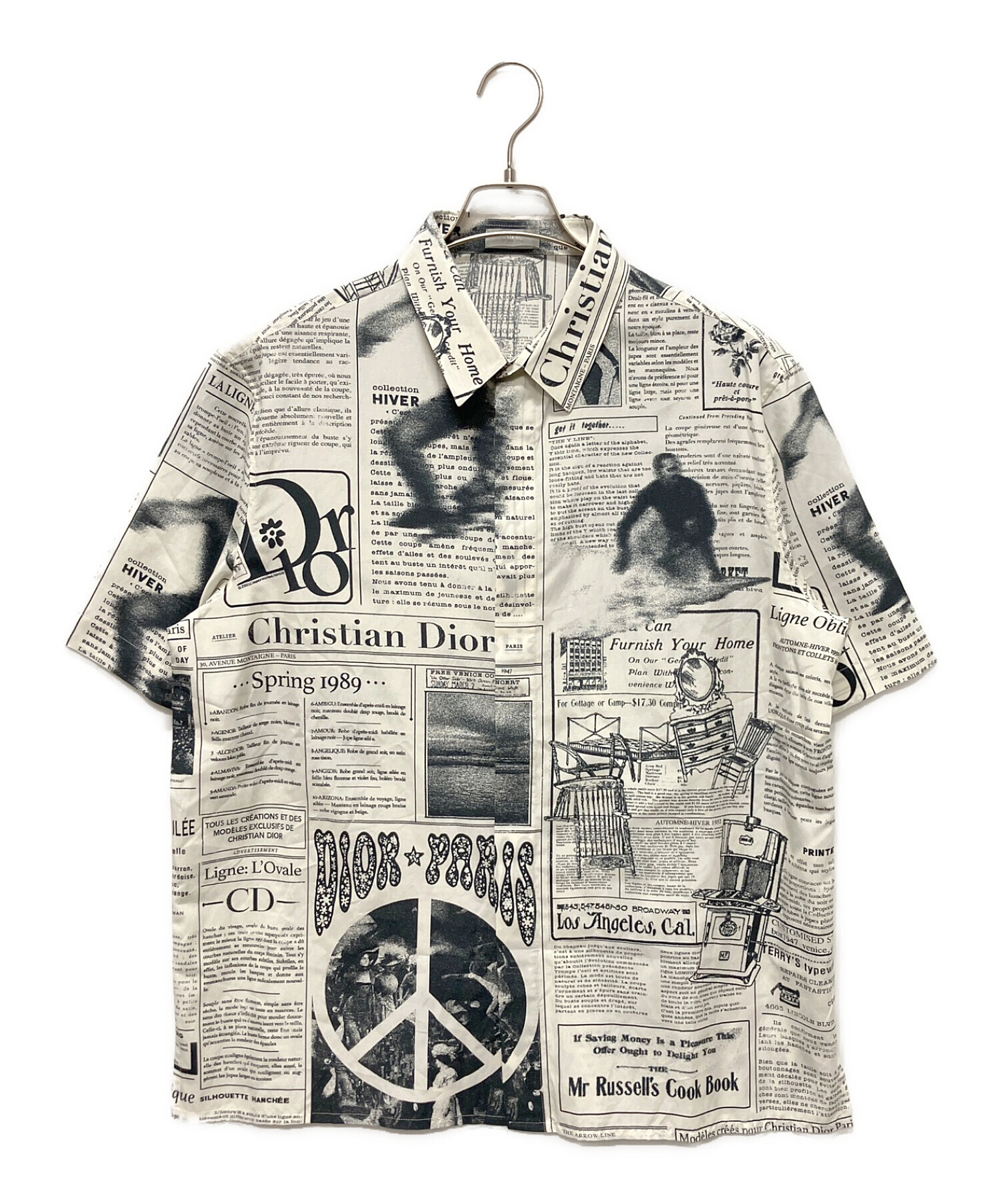正規 20AW DIOR ディオール ニュースペーパー Tシャツ 【公式通販】