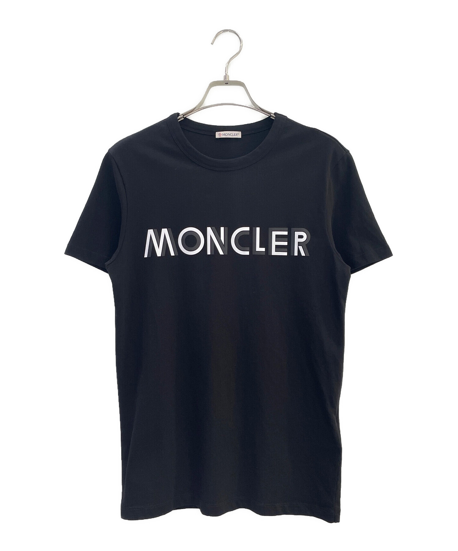 中古・古着通販】MONCLER (モンクレール) ロゴプリントTシャツ 