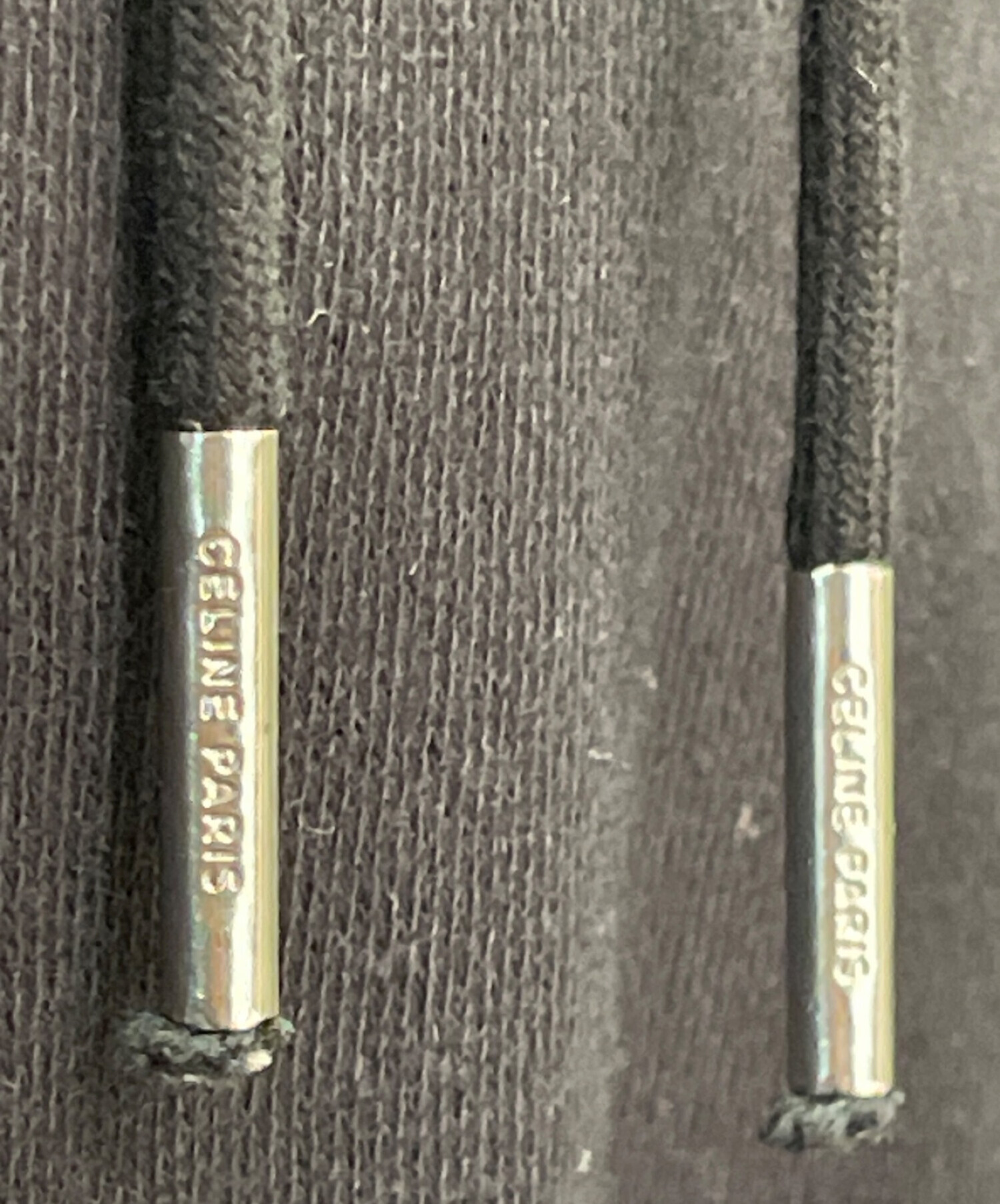中古・古着通販】CELINE (セリーヌ) バックプリントパーカー ブラック