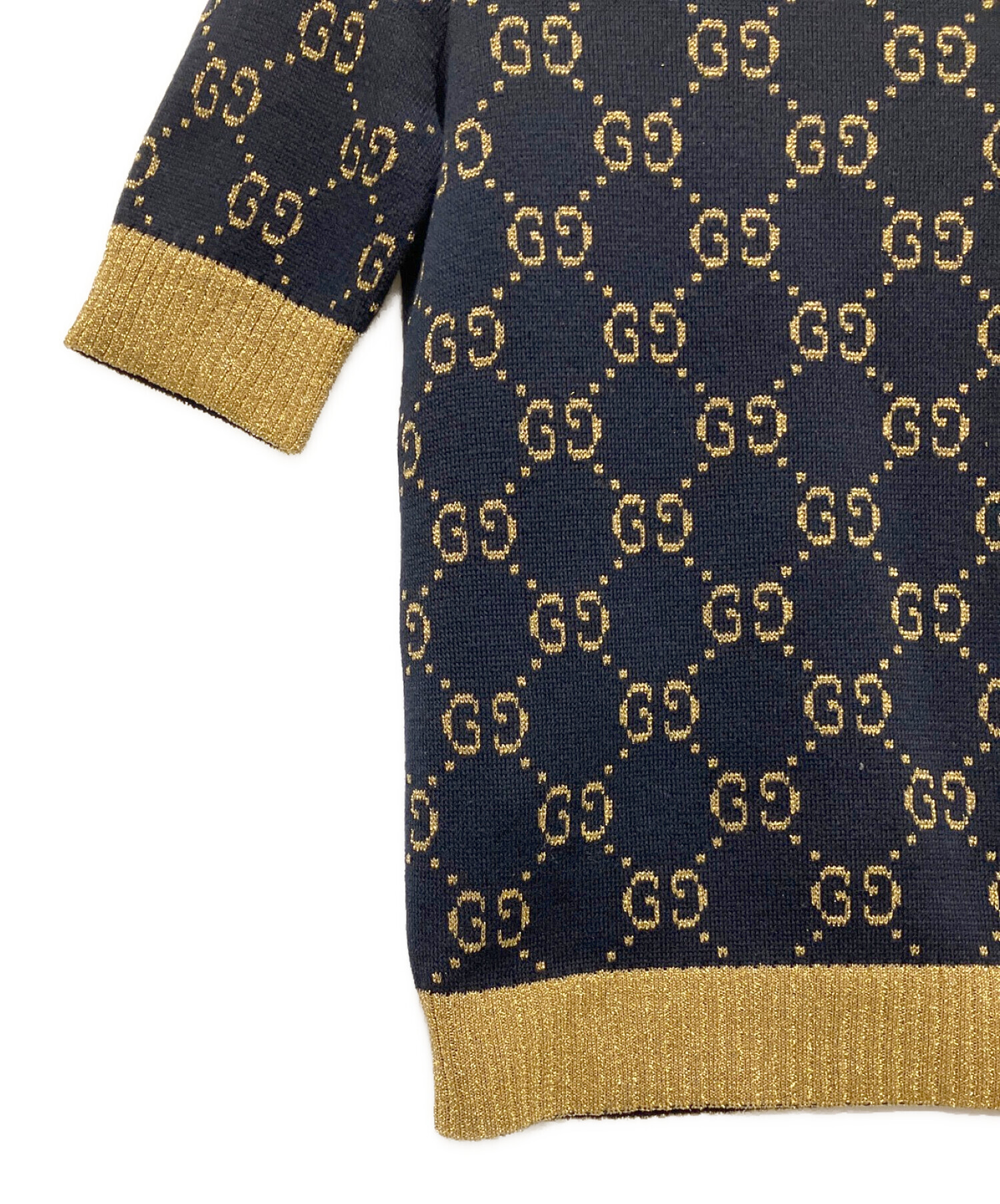 中古・古着通販】GUCCI (グッチ) GGコットンラメ ファブリック