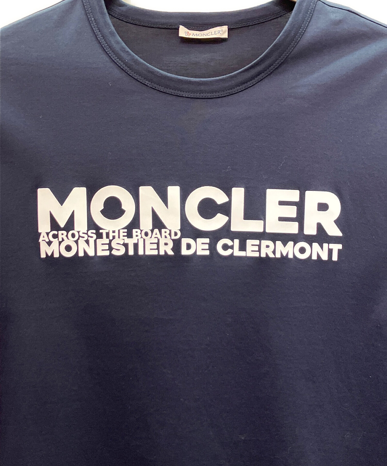 中古・古着通販】MONCLER (モンクレール) ラバープリント Tシャツ 