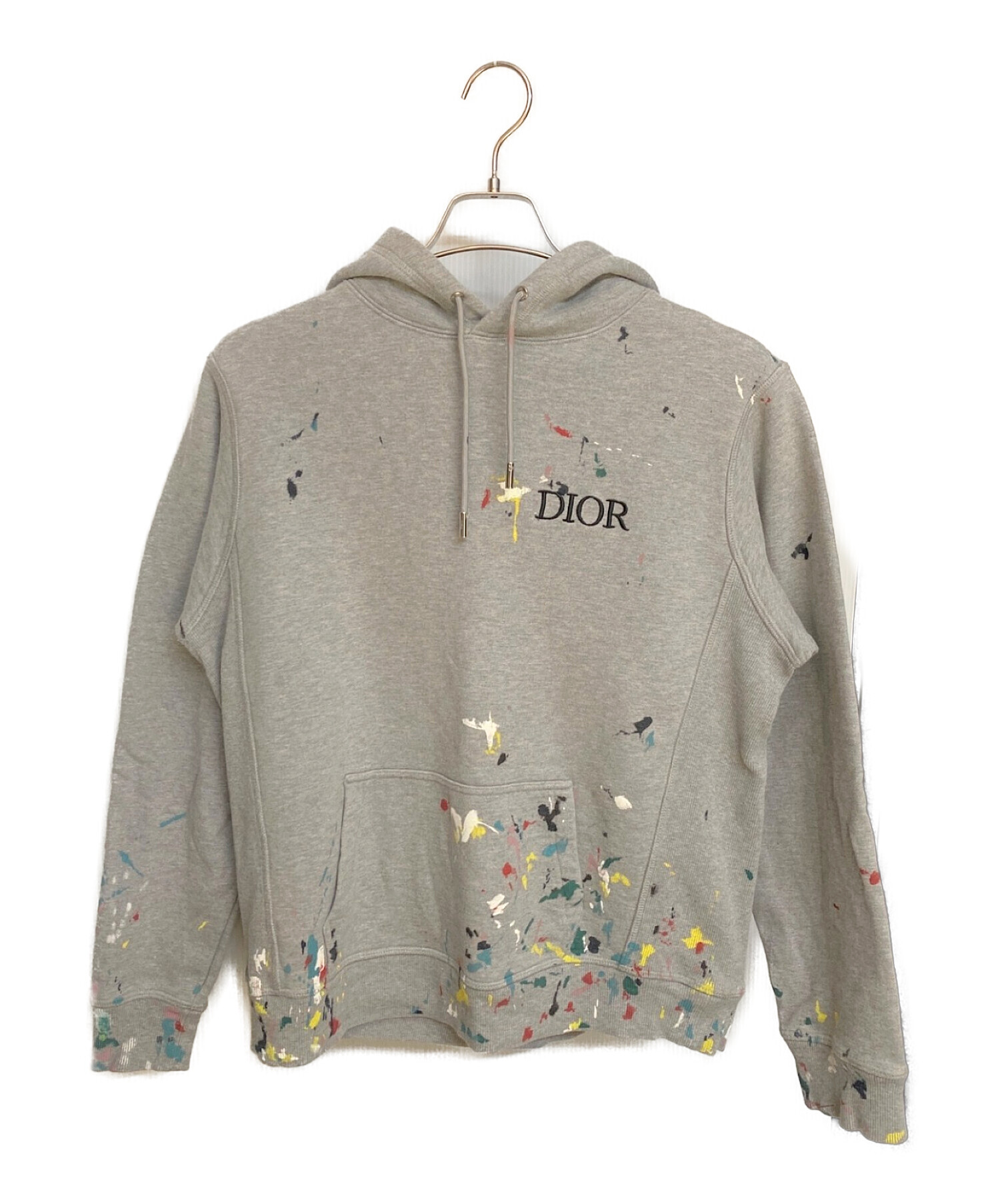 中古・古着通販】Dior (ディオール) 刺繍ペイントプルオーバーパーカー