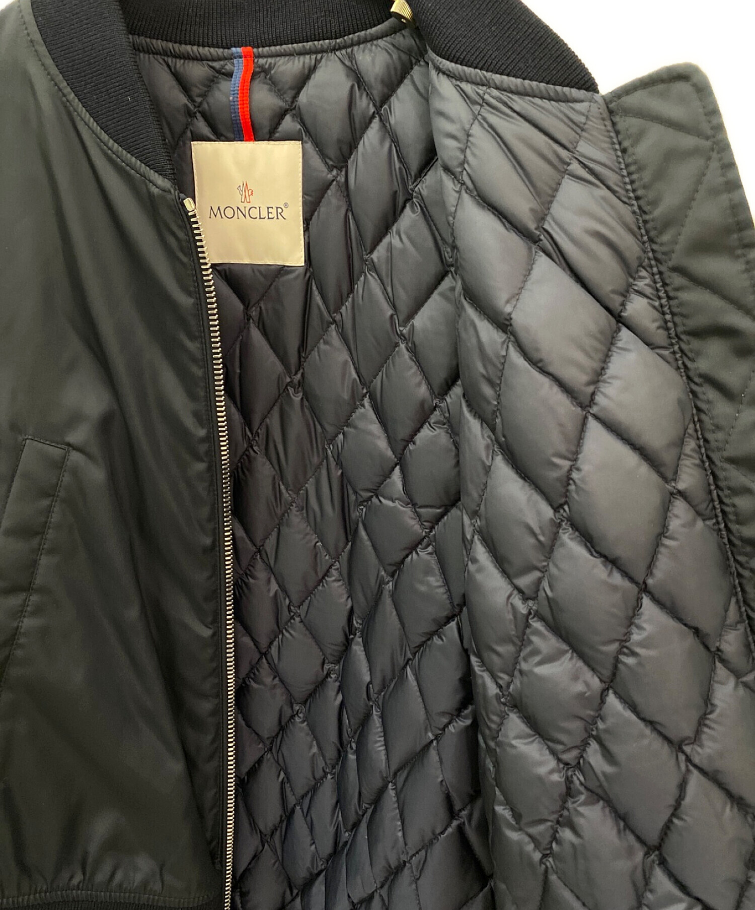 中古・古着通販】MONCLER (モンクレール) Aralia Layered Bomber 中古・古着通販】MONCLER (モンクレール) Aralia Layered Bomber