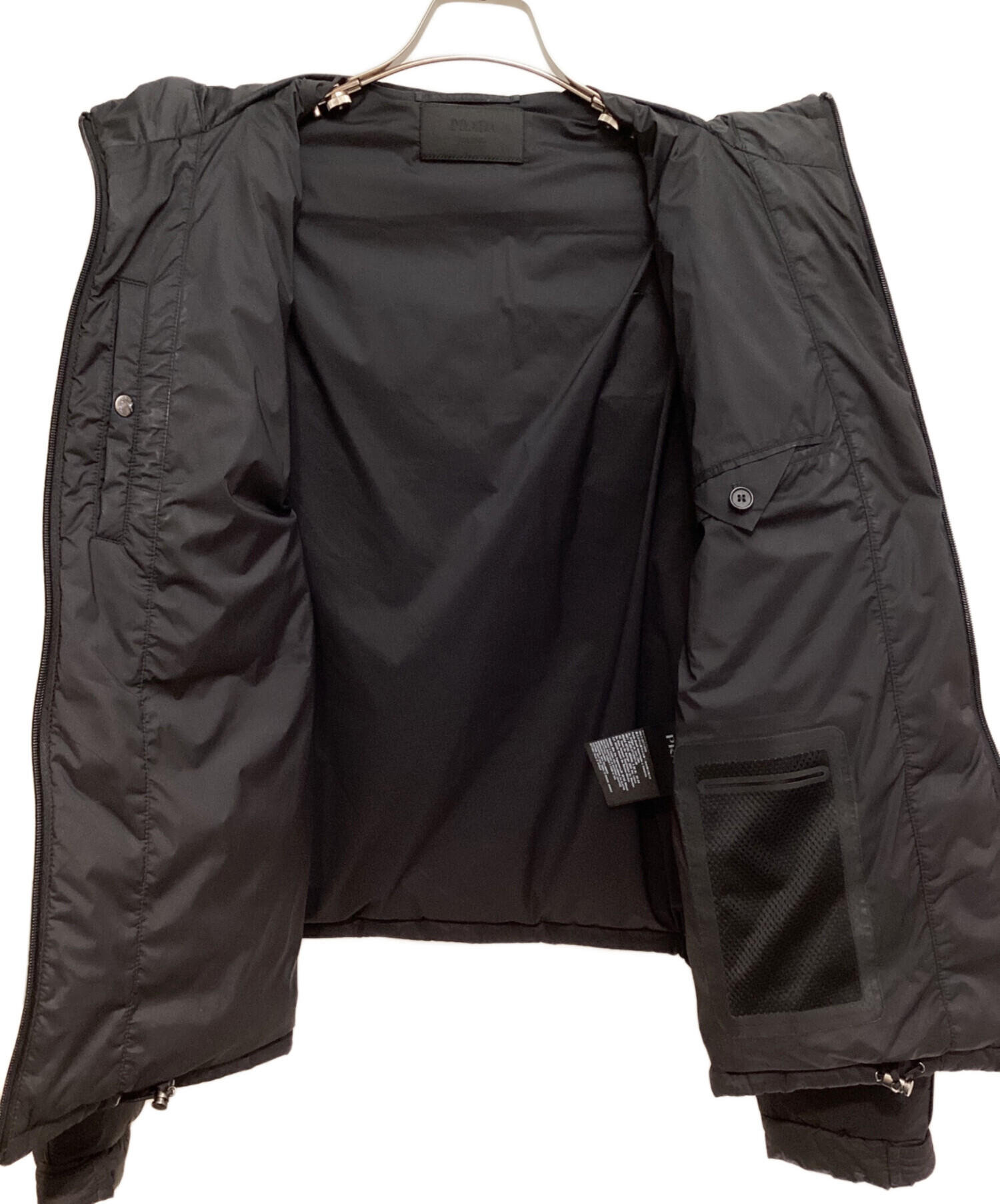 中古・古着通販】PRADA (プラダ) Triangle Plate Down Jacket 