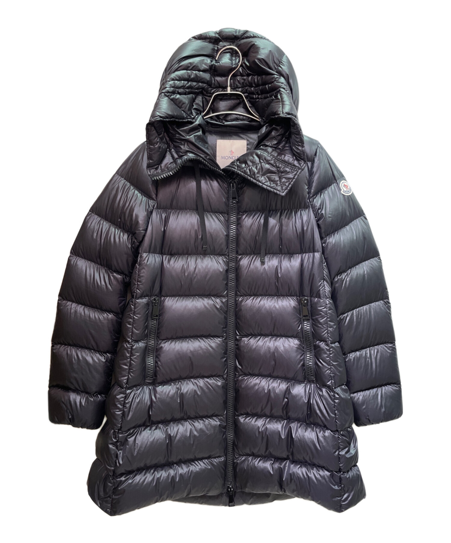 中古・古着通販】MONCLER (モンクレール) SUYEN/ダウンコート ブラック 