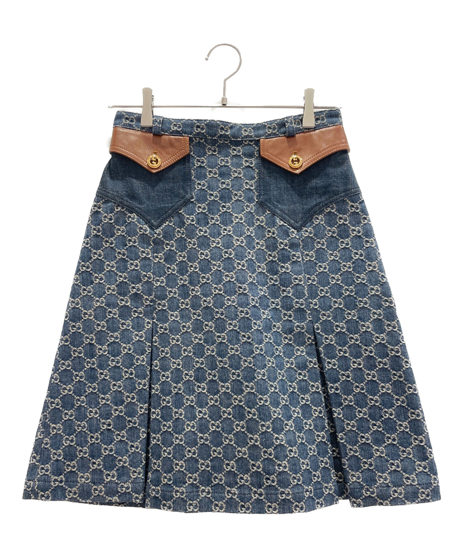 GUCCI デニムスカート グッチ スカート デニム 38 【公式通販】