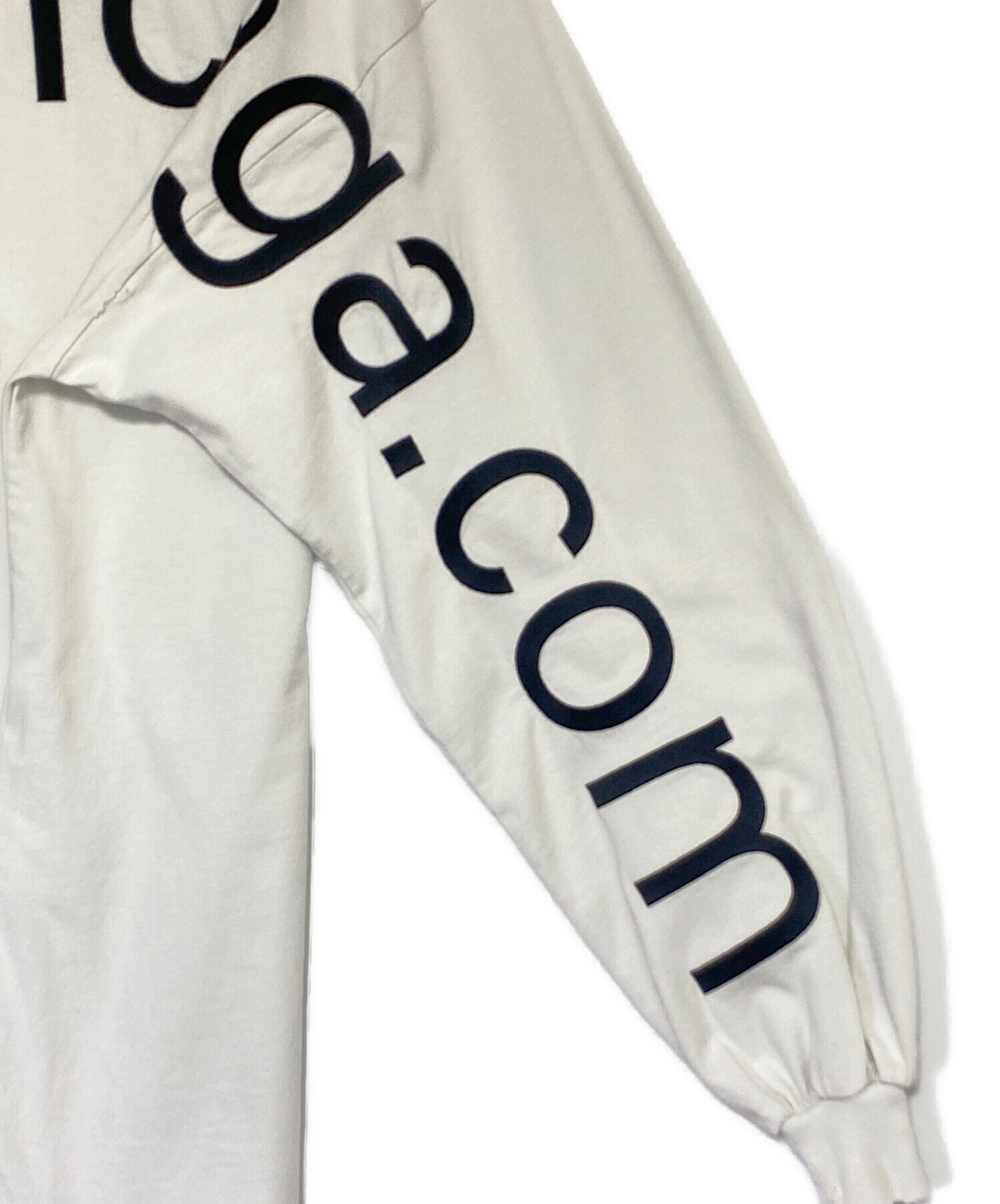 中古・古着通販】BALENCIAGA (バレンシアガ) 刺繍ロゴTシャツ ホワイト