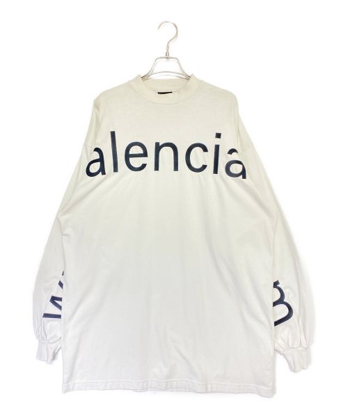中古・古着通販】BALENCIAGA (バレンシアガ) 刺繍ロゴTシャツ ホワイト
