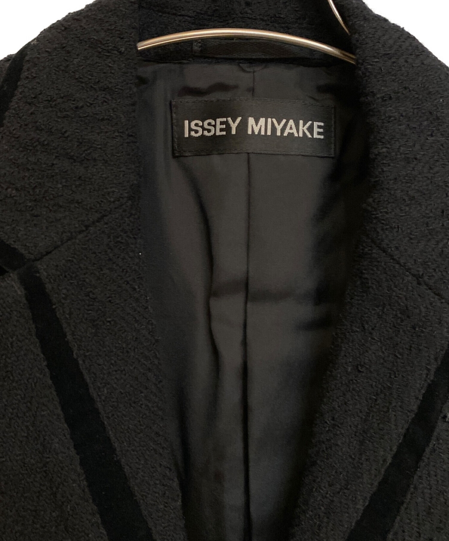 中古・古着通販】ISSEY MIYAKE (イッセイミヤケ) ベロアパイピング