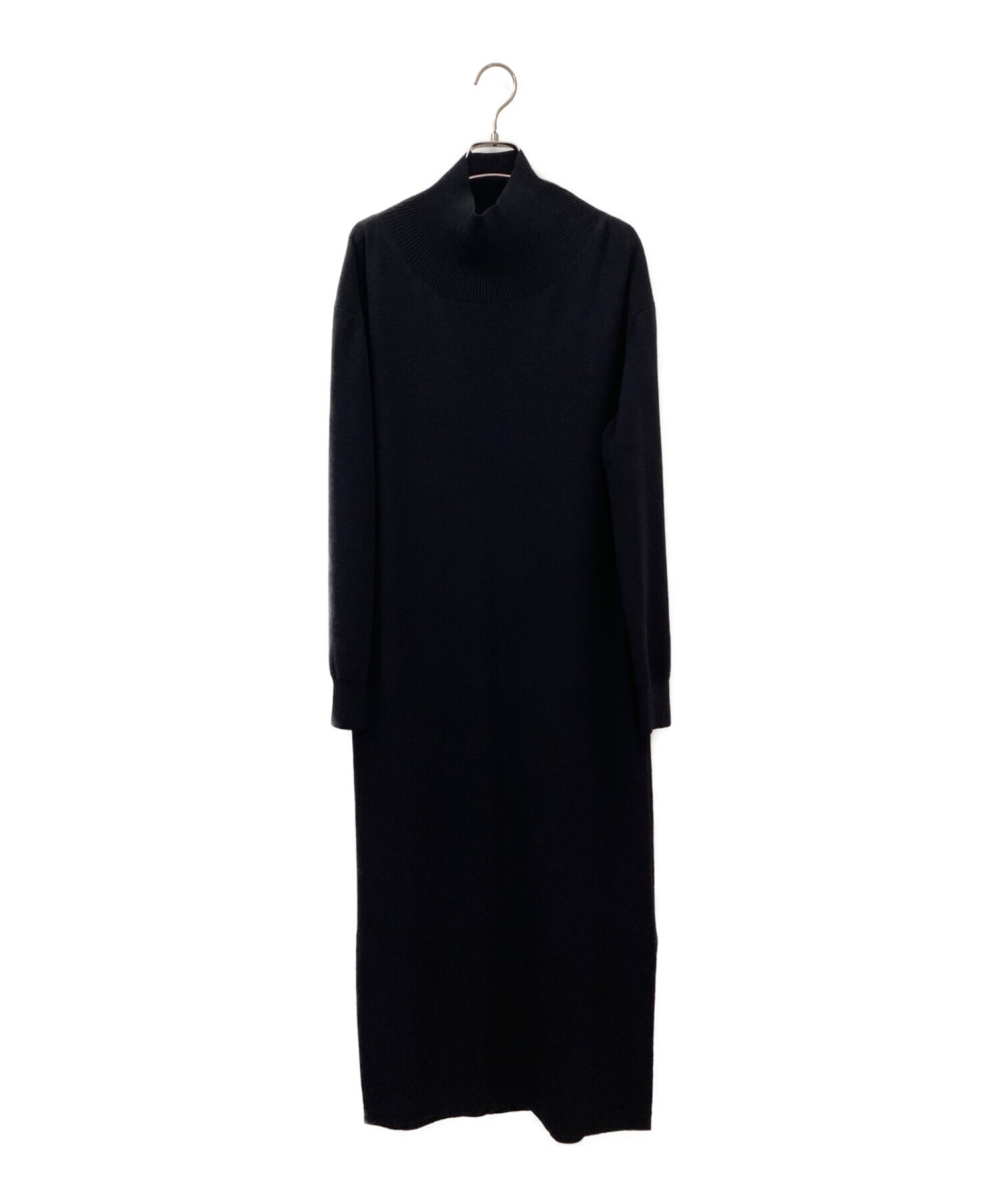 中古・古着通販】LEMAIRE (ルメール) ニットワンピース ブラック 