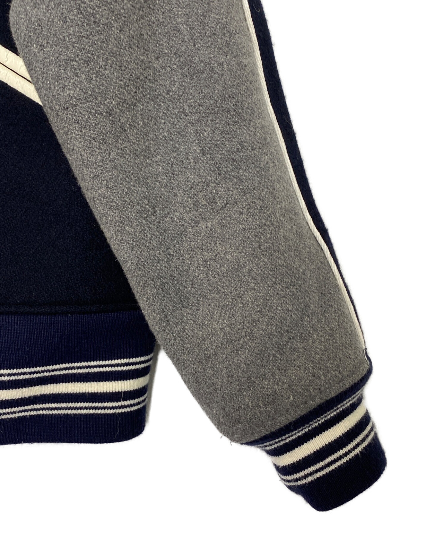 [美品] Human Made バーシティジャケット ネイビー 中古・古着通販】HUMAN MADE (ヒューマンメイド) バーシティジャケット