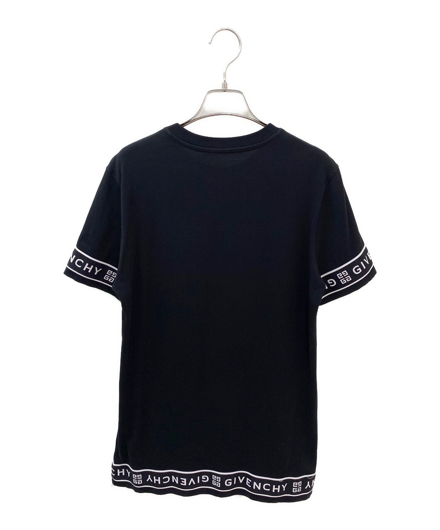 人気！ ジバンシーロゴ Tシャツ ブラック Givenchy ロゴ Tシャツ