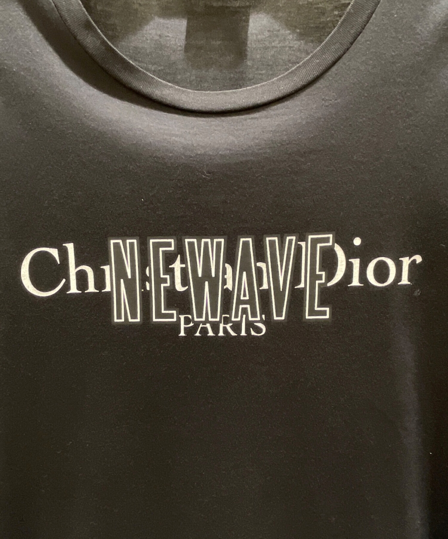 中古・古着通販】Dior (ディオール) プリントTシャツ ブラック サイズ