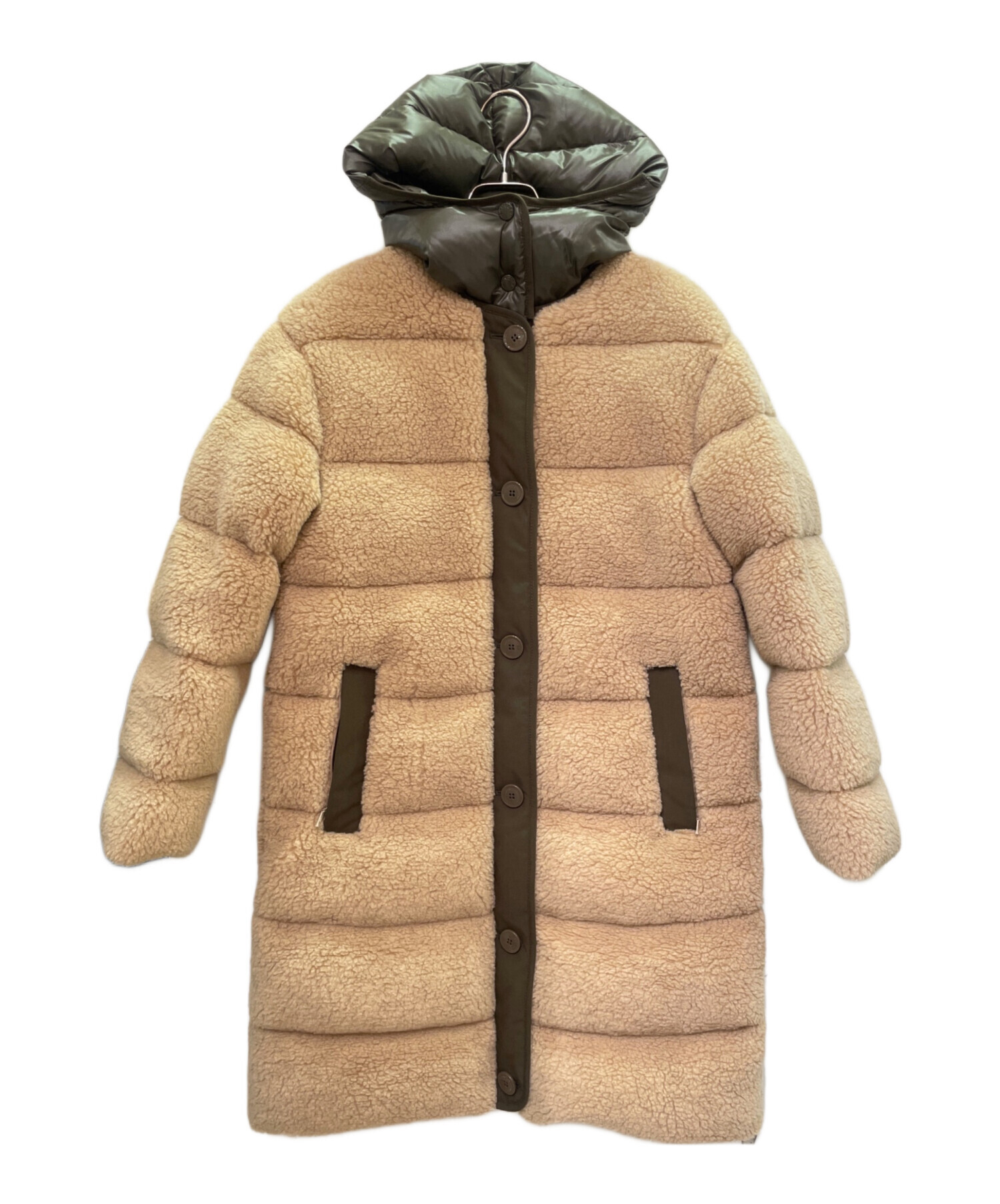 MONCLER CHARAMILLON ダウンコート モンクレベージュ／オリーブ 中古・古着通販】MONCLER (モンクレール) CHARAMILLON GIUBBOTTO