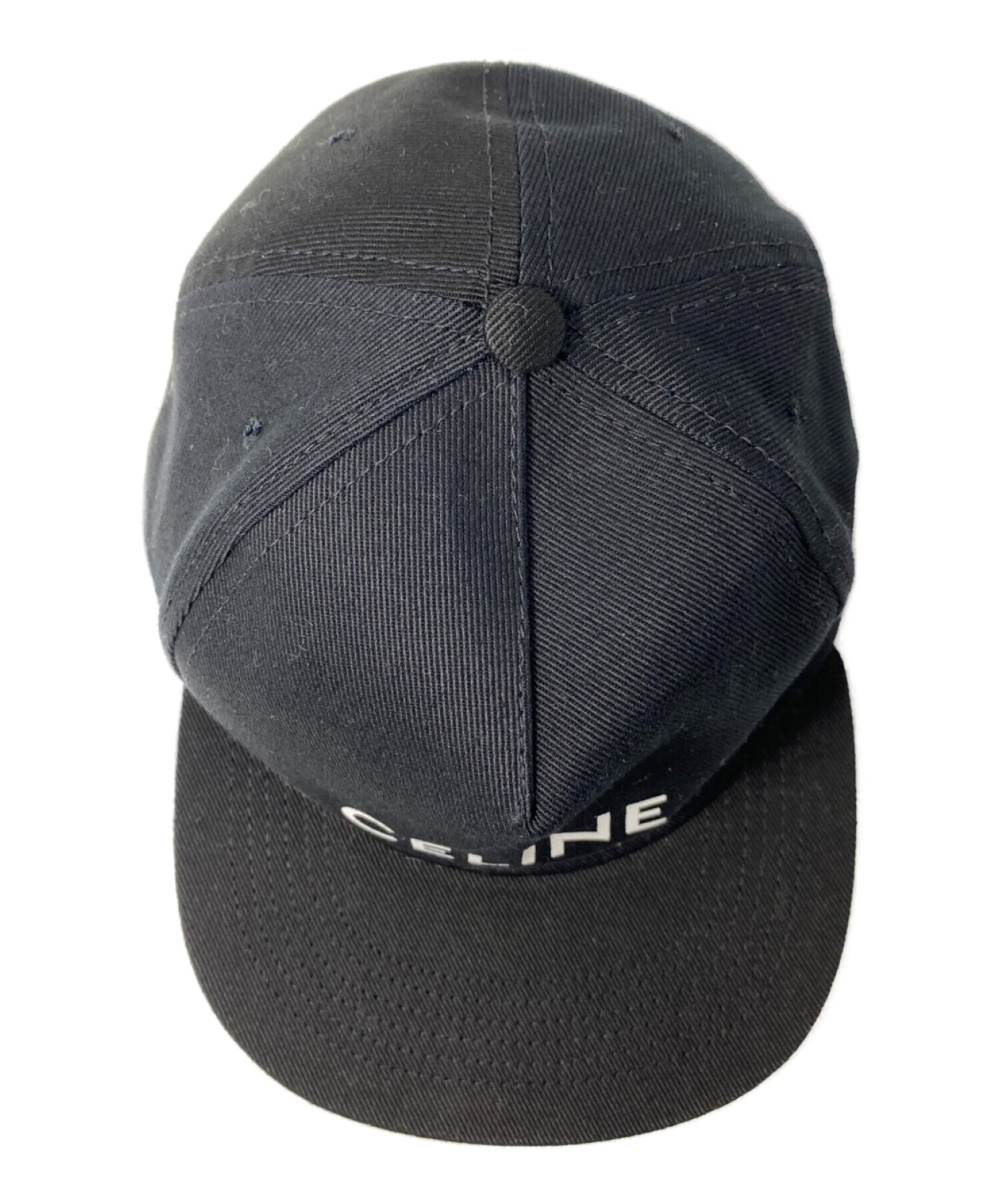 中古・古着通販】CELINE (セリーヌ) ロゴキャップ ブラック サイズ:M  