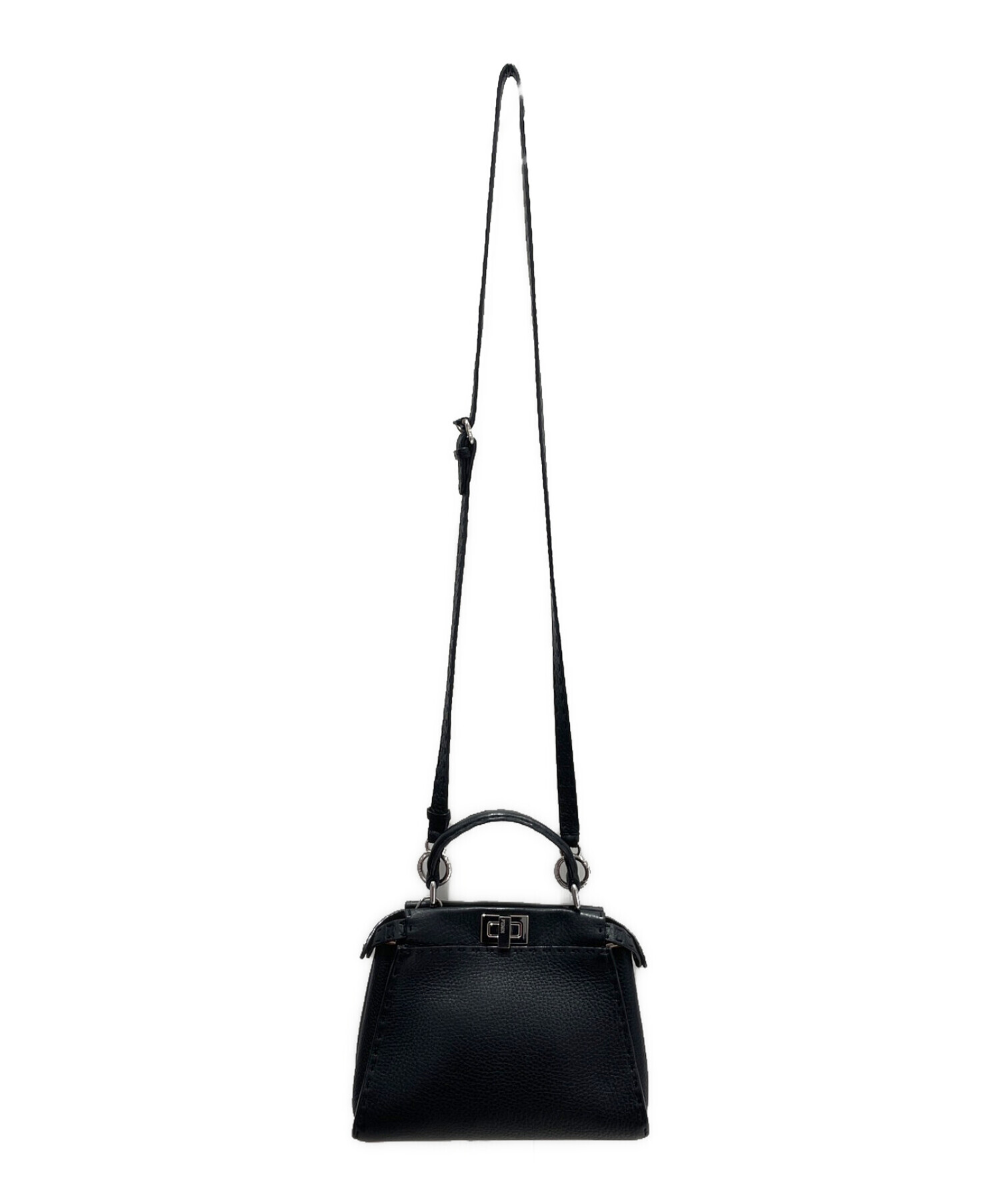 中古・古着通販】FENDI (フェンディ) ピーカブーミニ ブラック サイズ 