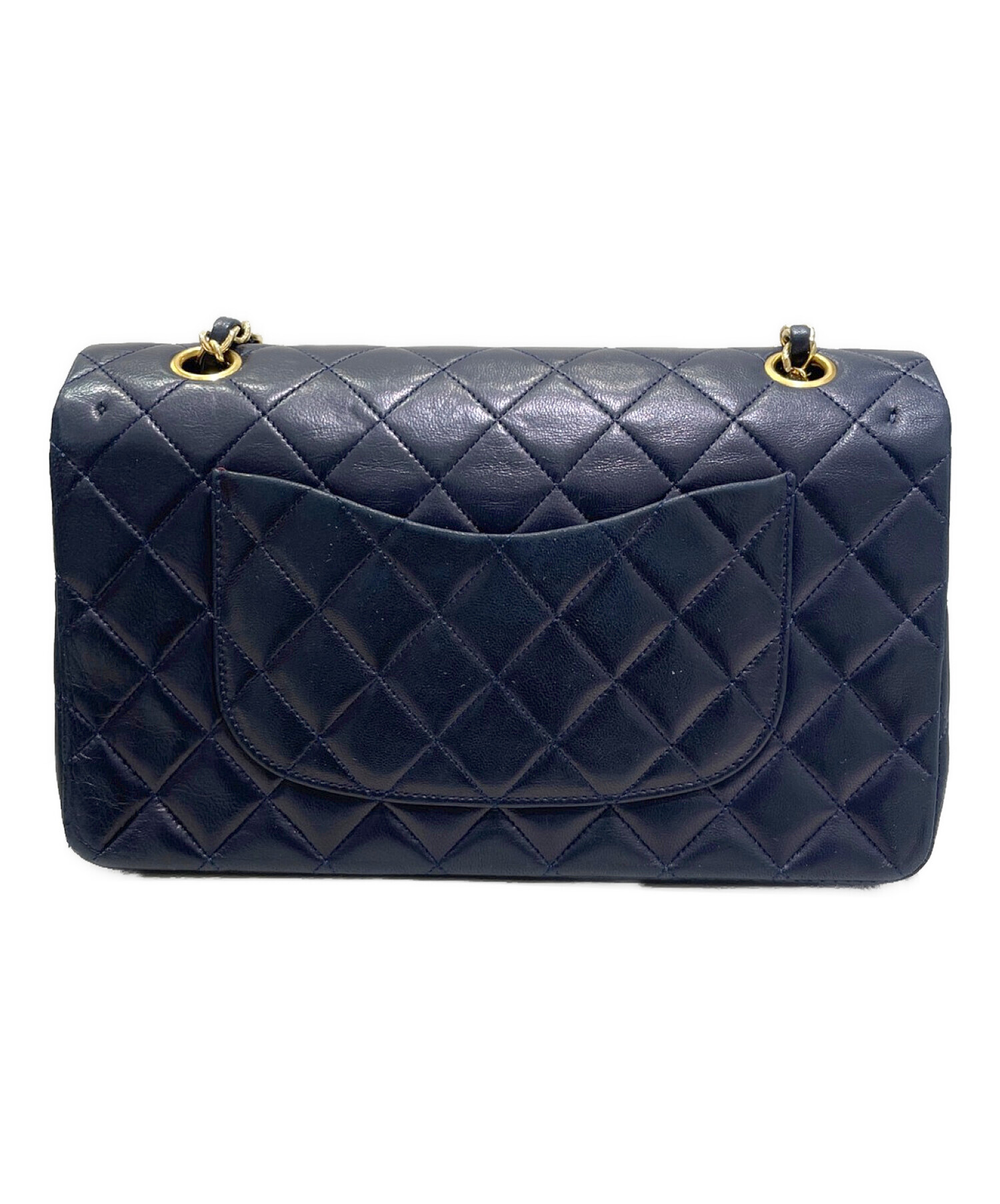 中古・古着通販】CHANEL (シャネル) マトラッセ25 ネイビー サイズ:25 