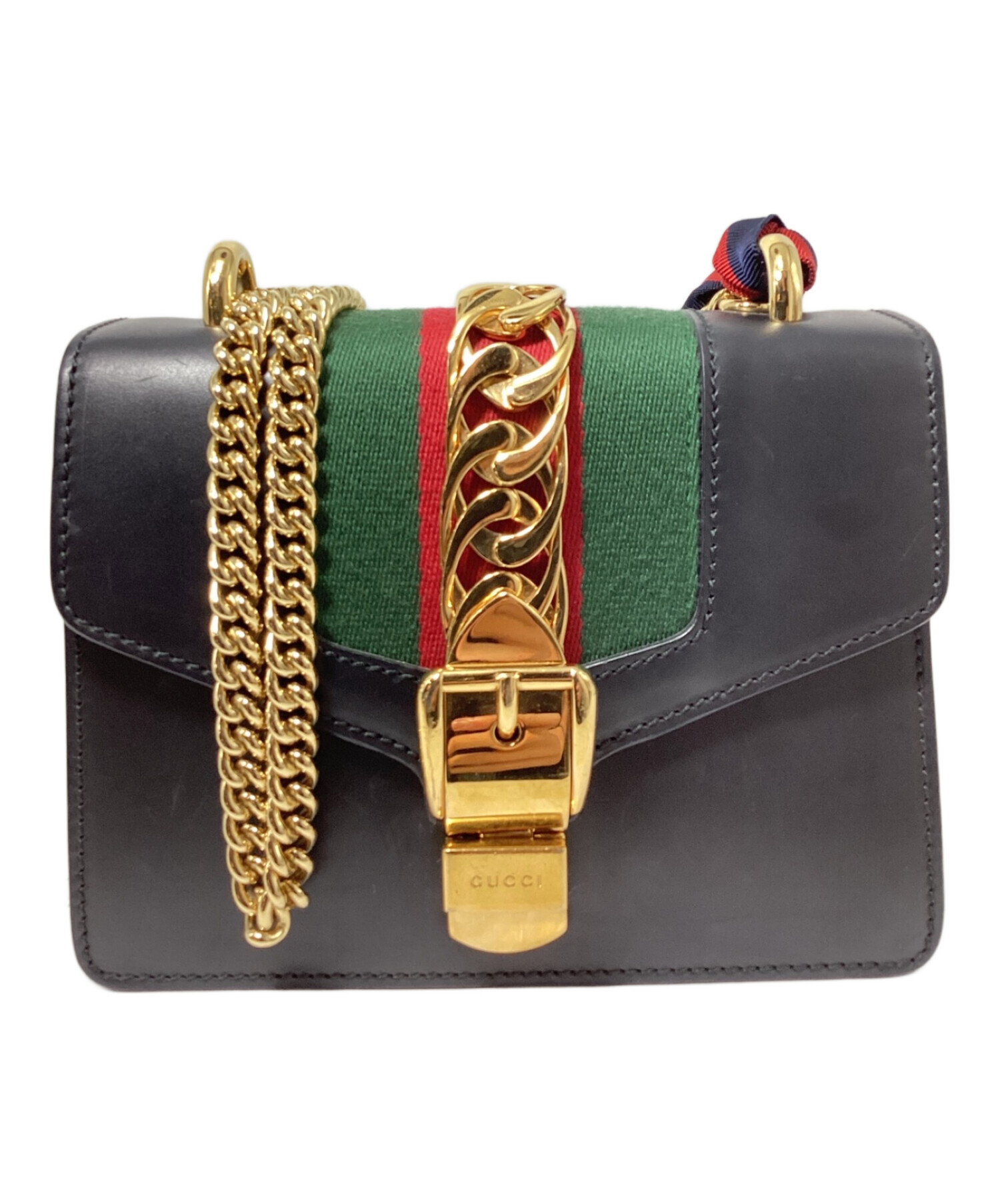 グッチ シルビィ ショルダーバッグ レディース 【中古】 GUCCI - 美品 グッチ シルヴィ ハンドバッグ ショルダーバッグ 2WAY