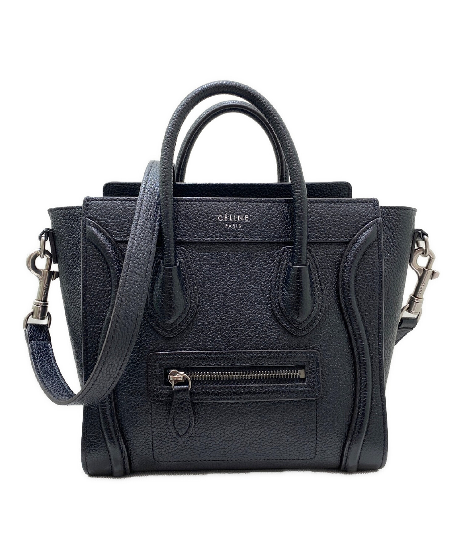 中古・古着通販】CELINE (セリーヌ) ラゲージナノ ブラック｜ブランド 