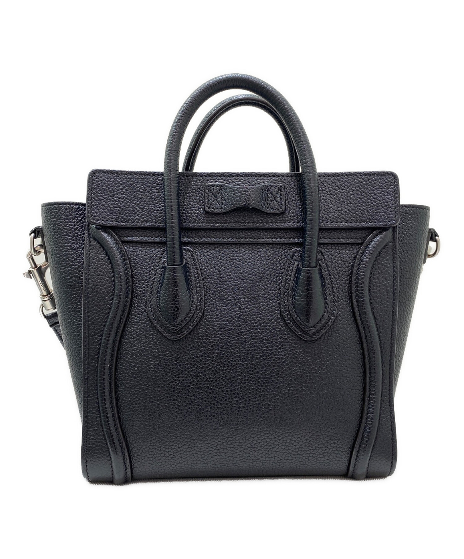 中古・古着通販】CELINE (セリーヌ) ラゲージナノ ブラック｜ブランド 