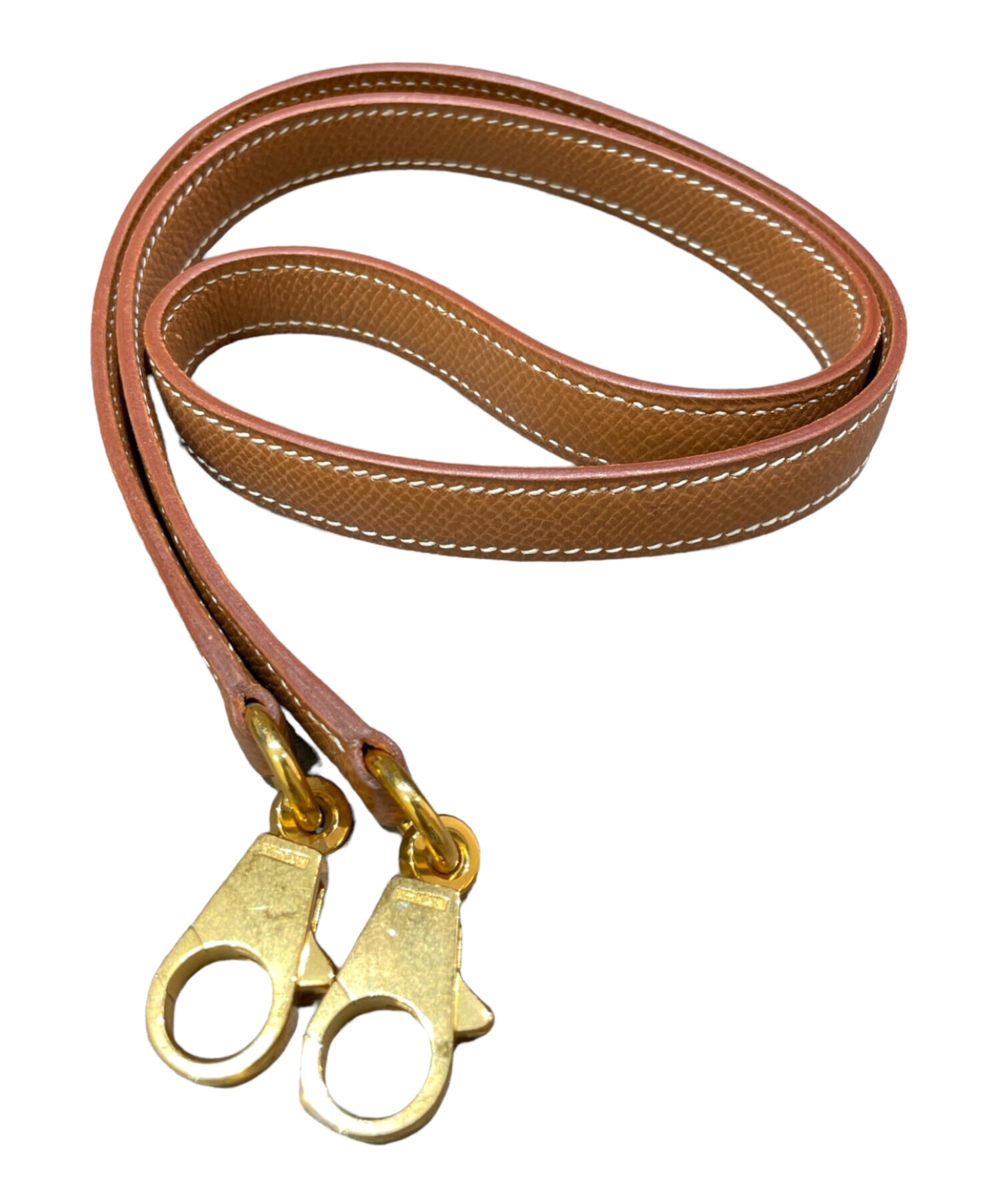 中古・古着通販】HERMES (エルメス) ショルダーストラップ ゴールド