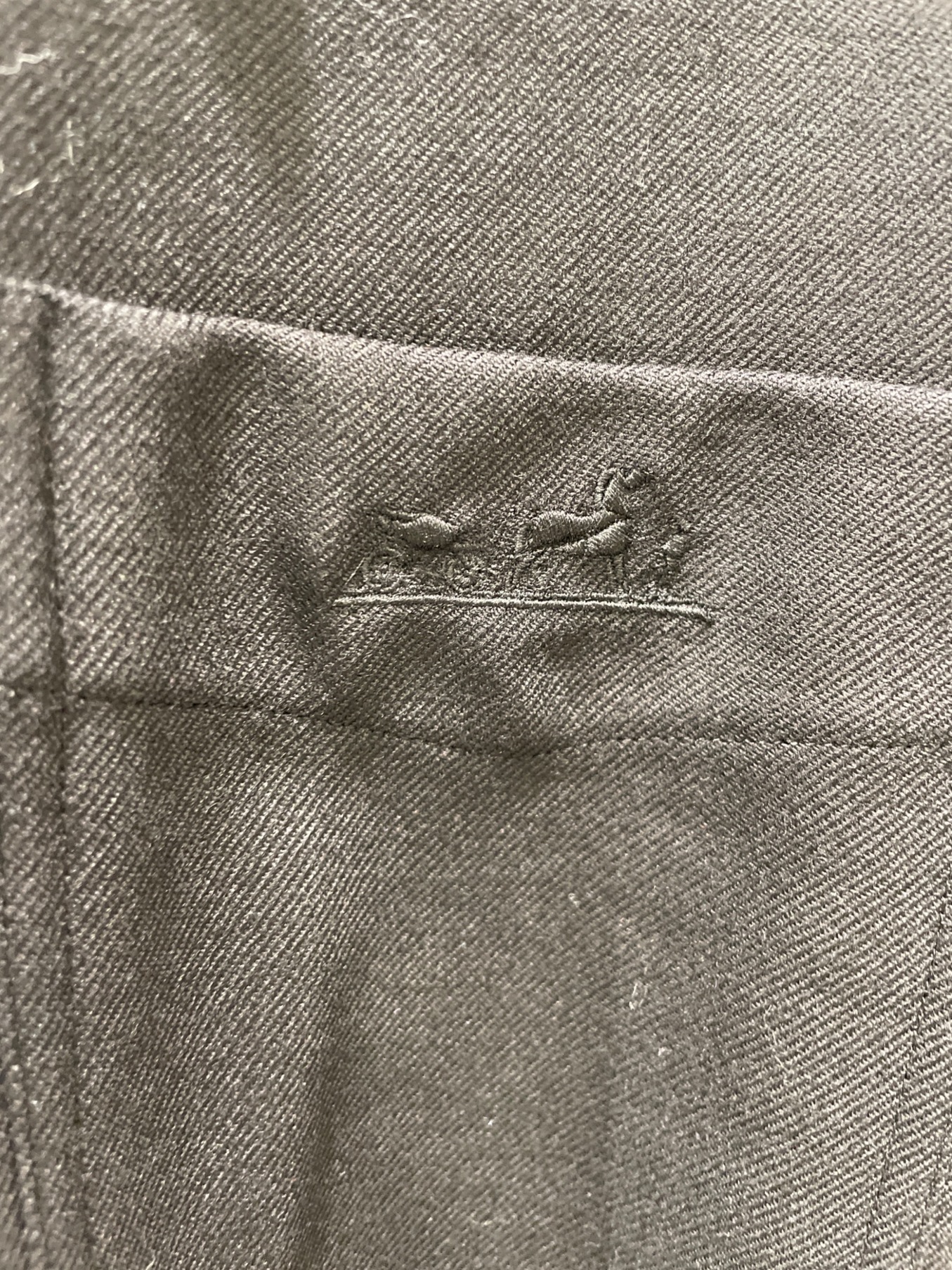 エルメス　シャツワンピース　未使用品 中古・古着通販】HERMES (エルメス) シャツワンピース ブラック サイズ