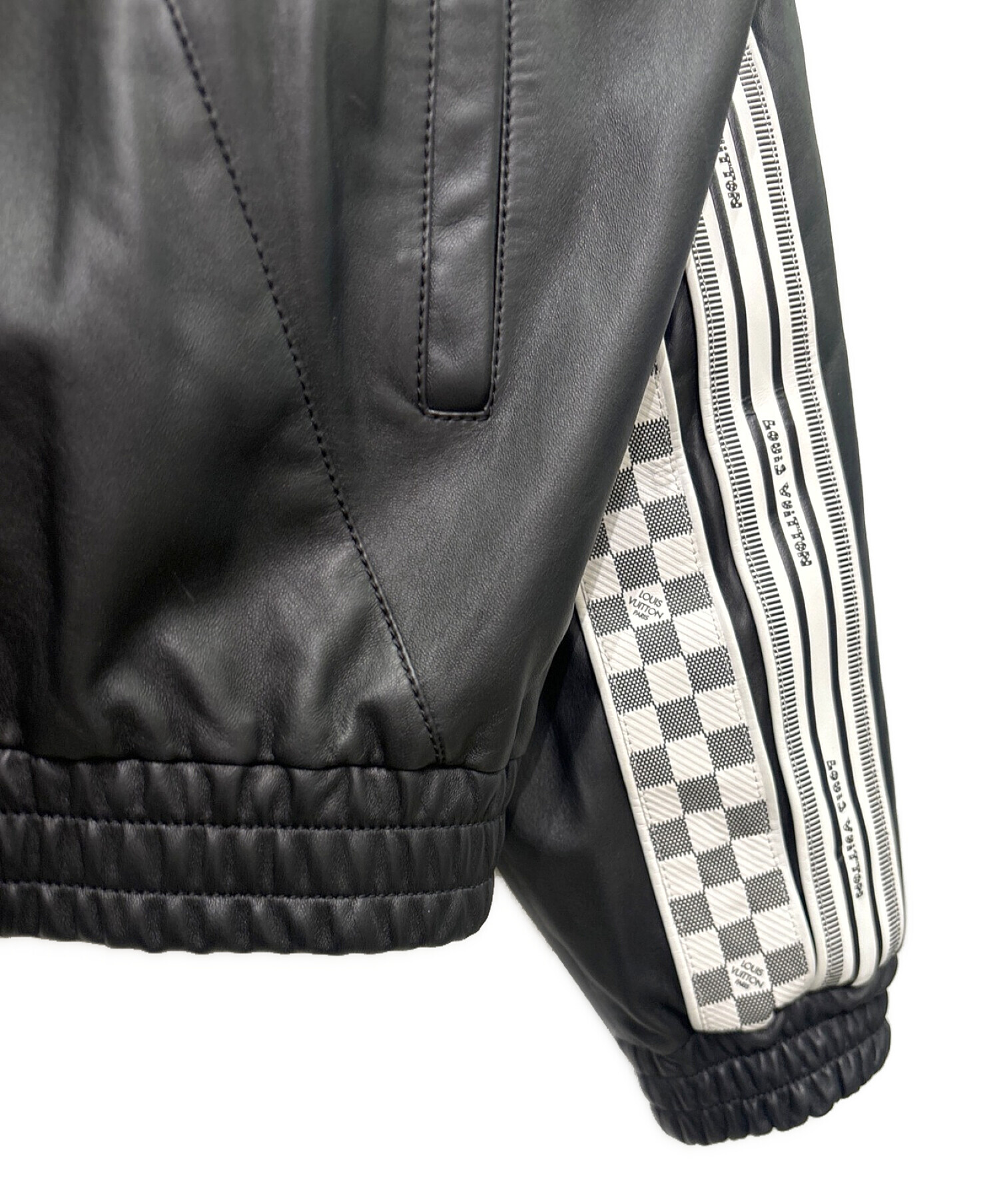 中古・古着通販】LOUIS VUITTON (ルイ ヴィトン) LVライン ロゴレザー