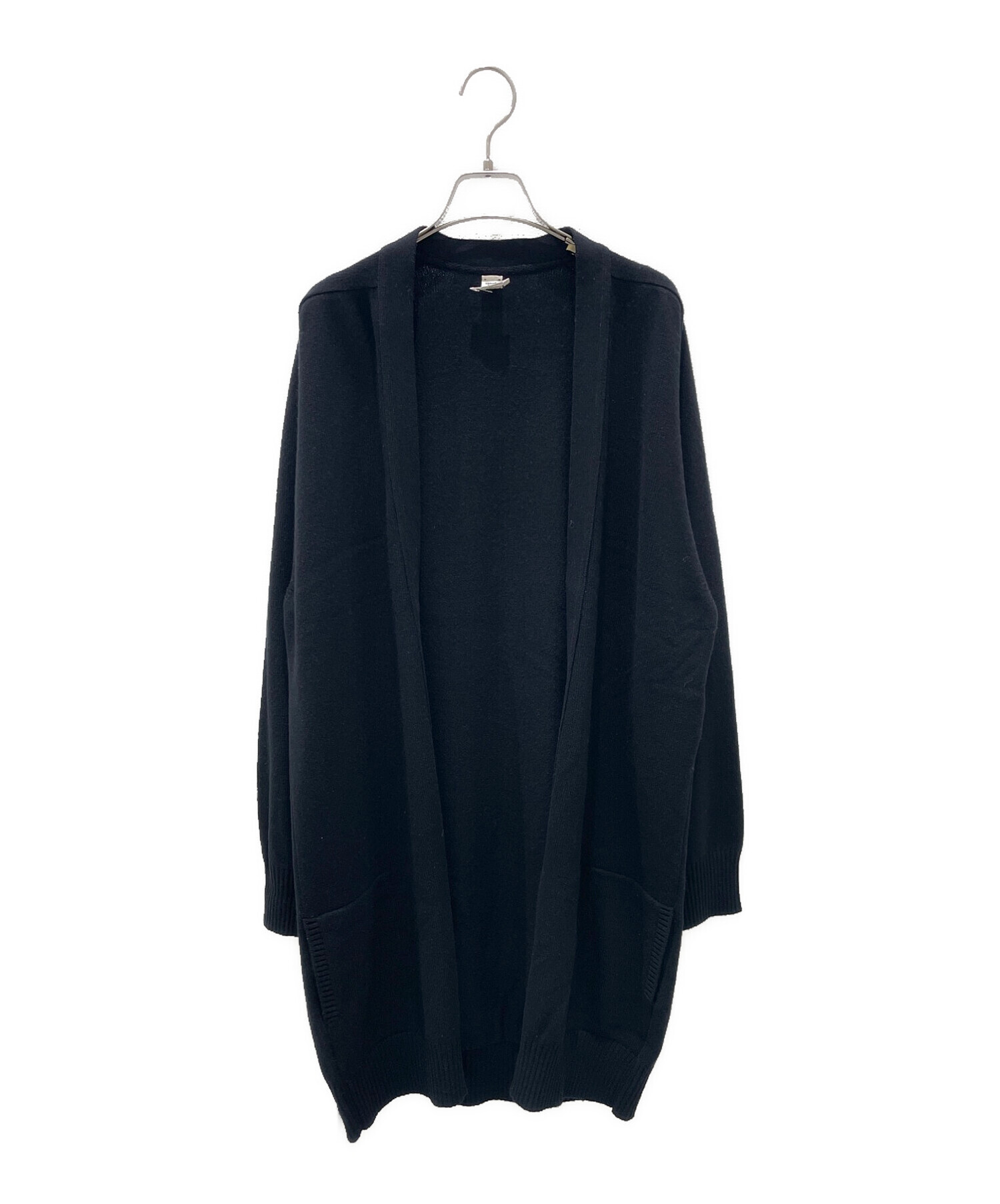 中古・古着通販】HERMES (エルメス) 100% cashmere cardigan ブラック 