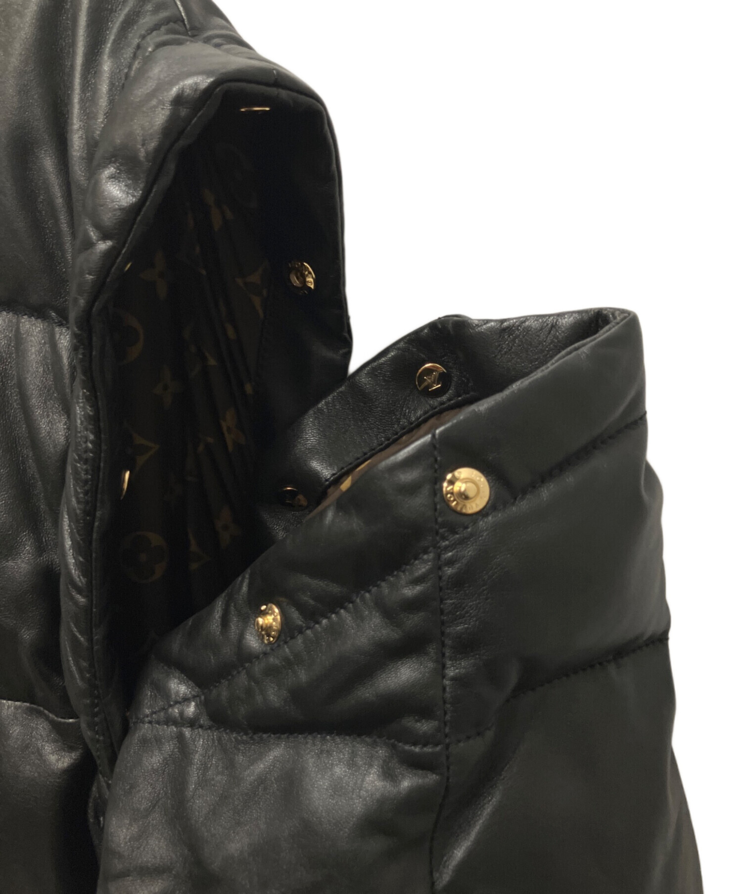 中古・古着通販】LOUIS VUITTON (ルイ ヴィトン) レザー2WAYダウン