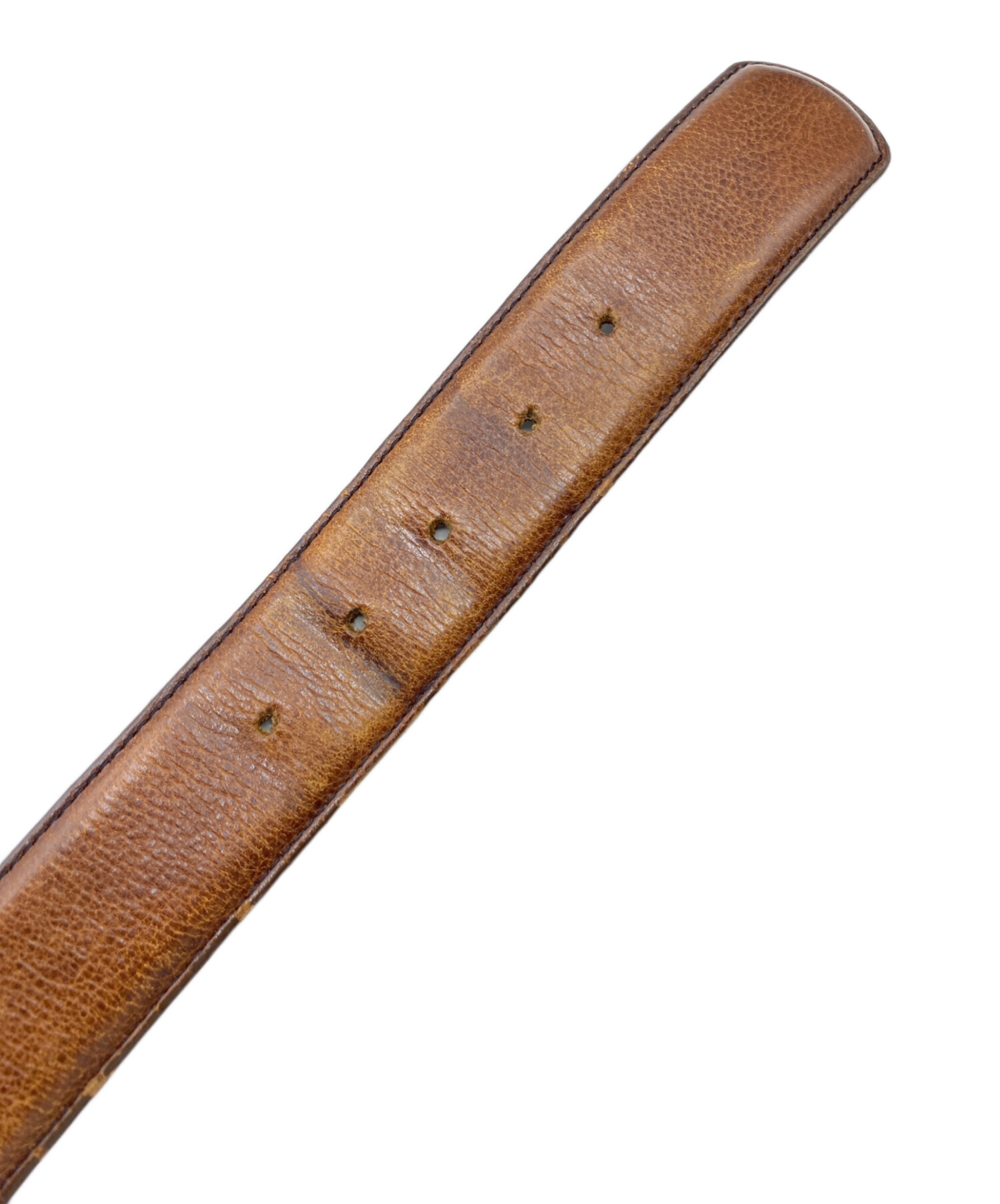 中古・古着通販】CHROME HEARTS (クロムハーツ) レザーベルト ブラウン