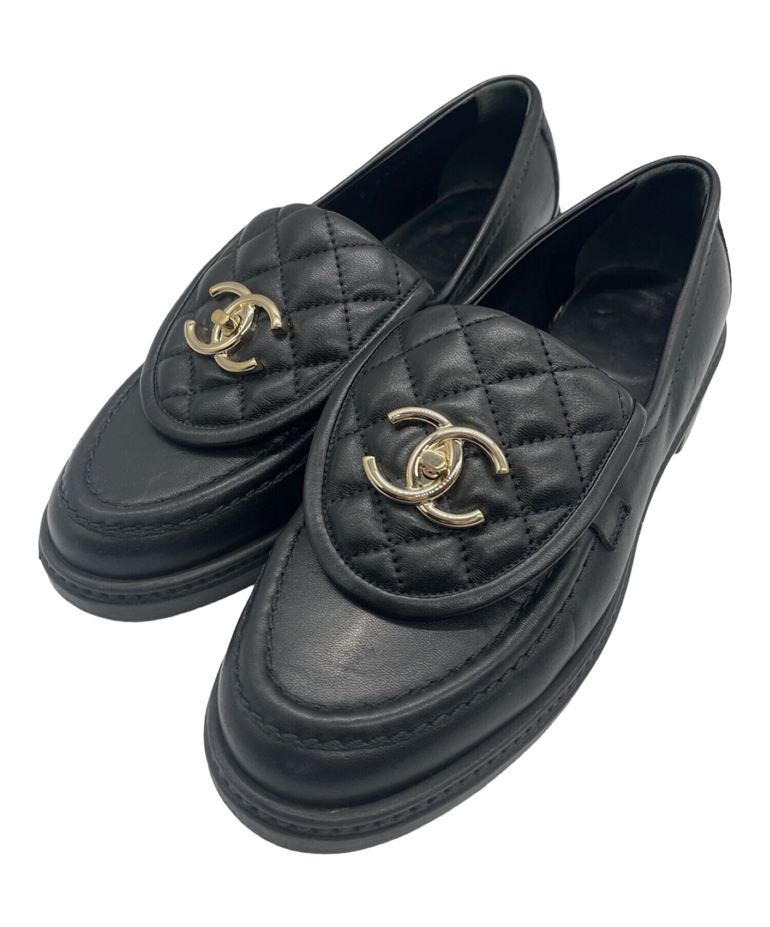 中古・古着通販】CHANEL (シャネル) ココマーク マトラッセレザー 