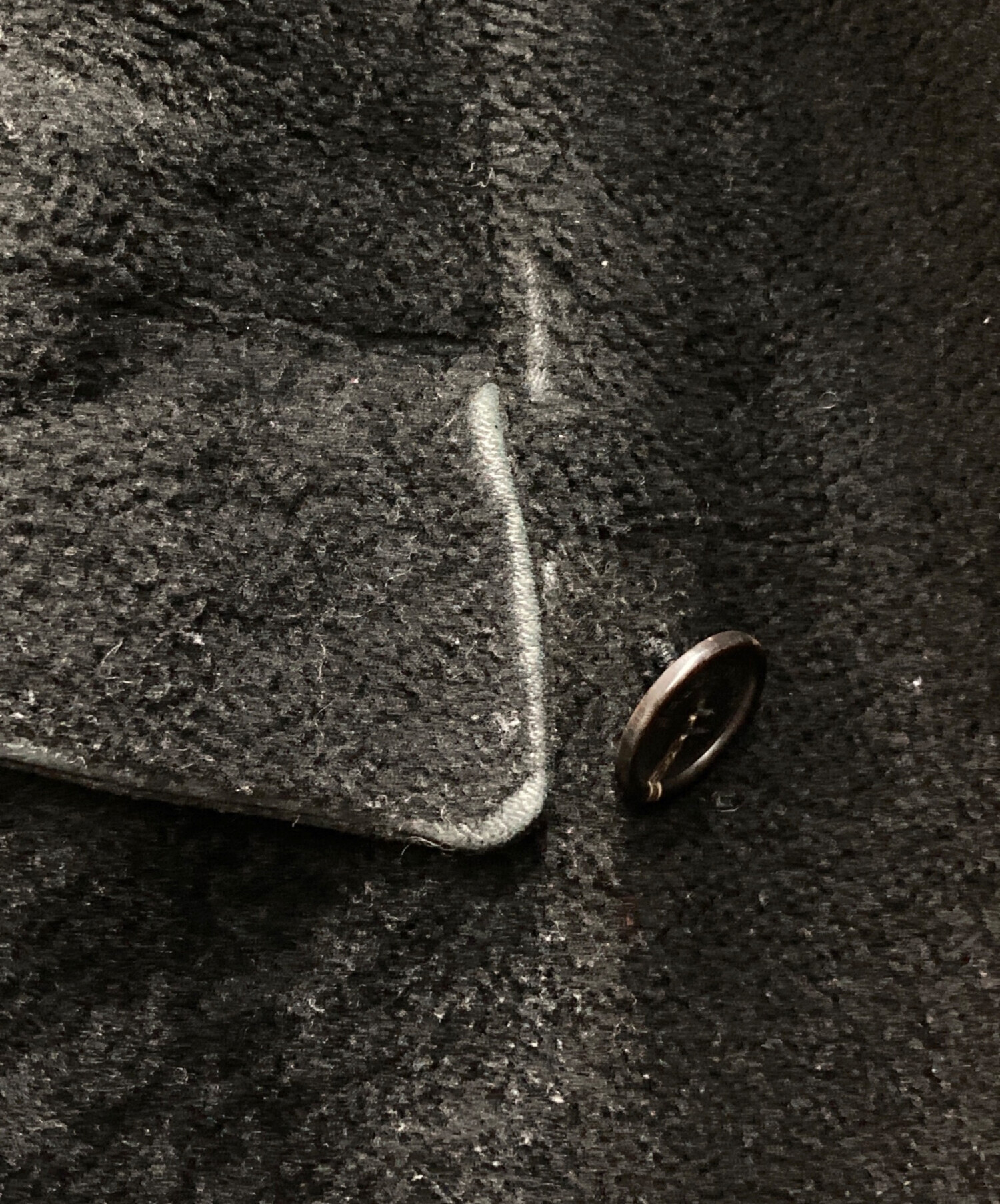 中古・古着通販】BALENCIAGA (バレンシアガ) ムートンコート ブラック