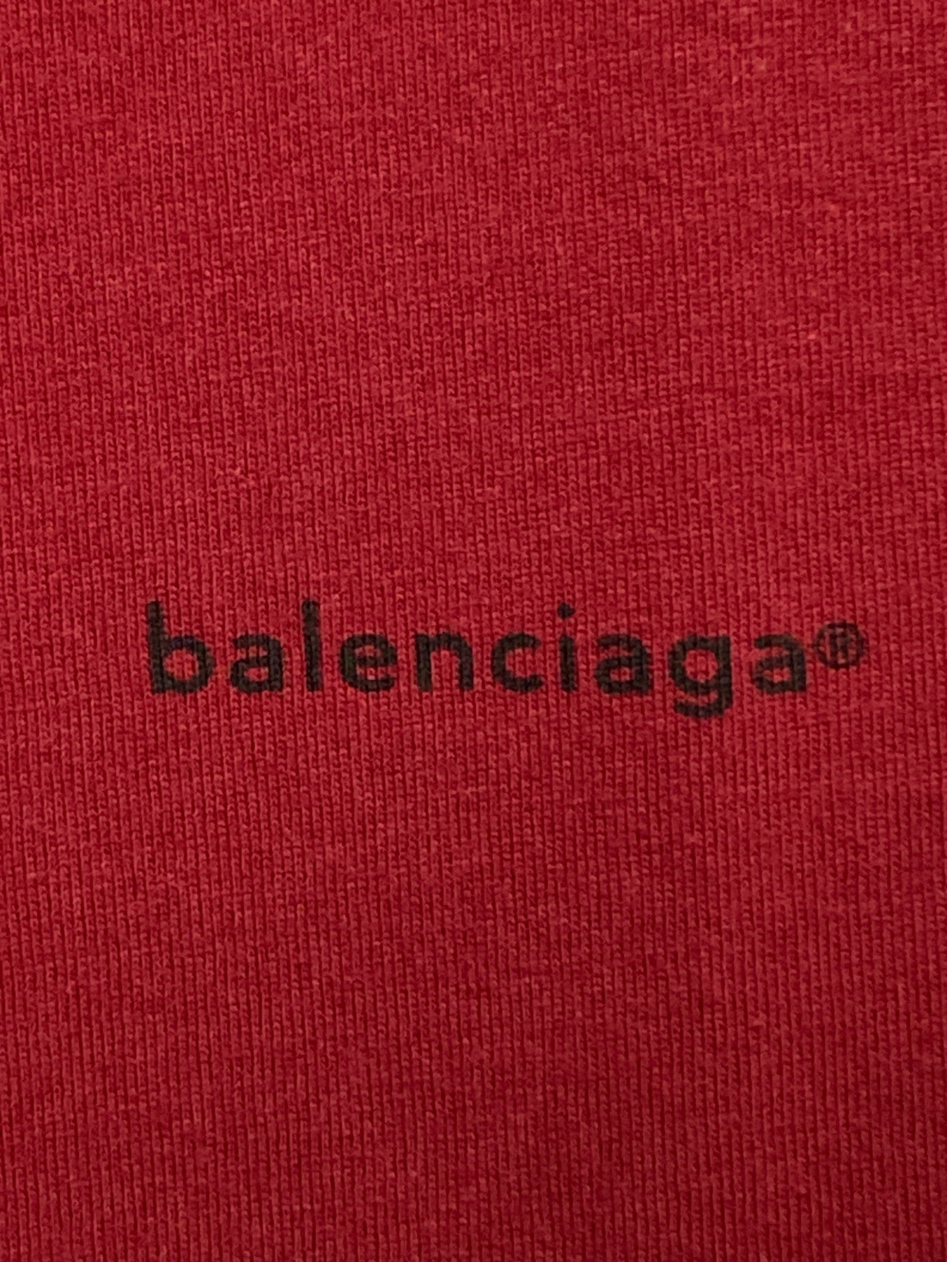 中古・古着通販】BALENCIAGA (バレンシアガ) ワンポイントロゴTシャツ 
