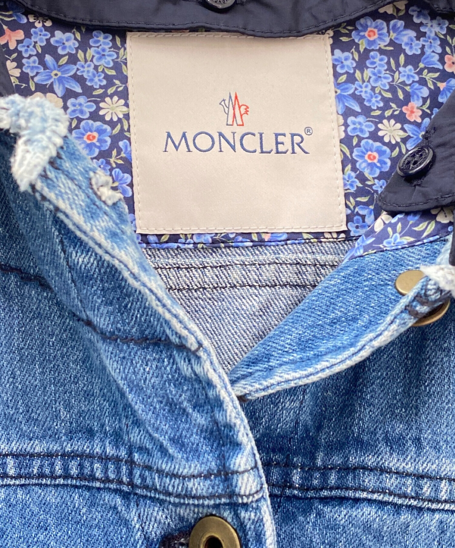 中古・古着通販】MONCLER (モンクレール) JOUBARDEデニムジャケット