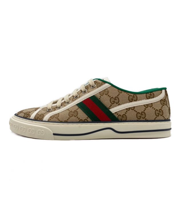 GUCCI グッチ スニーカー UK10(28.5cm位) ベージュ 【古着】【中古】 中古・古着通販】GUCCI (グッチ) スニーカー ベージュ サイズ:6+