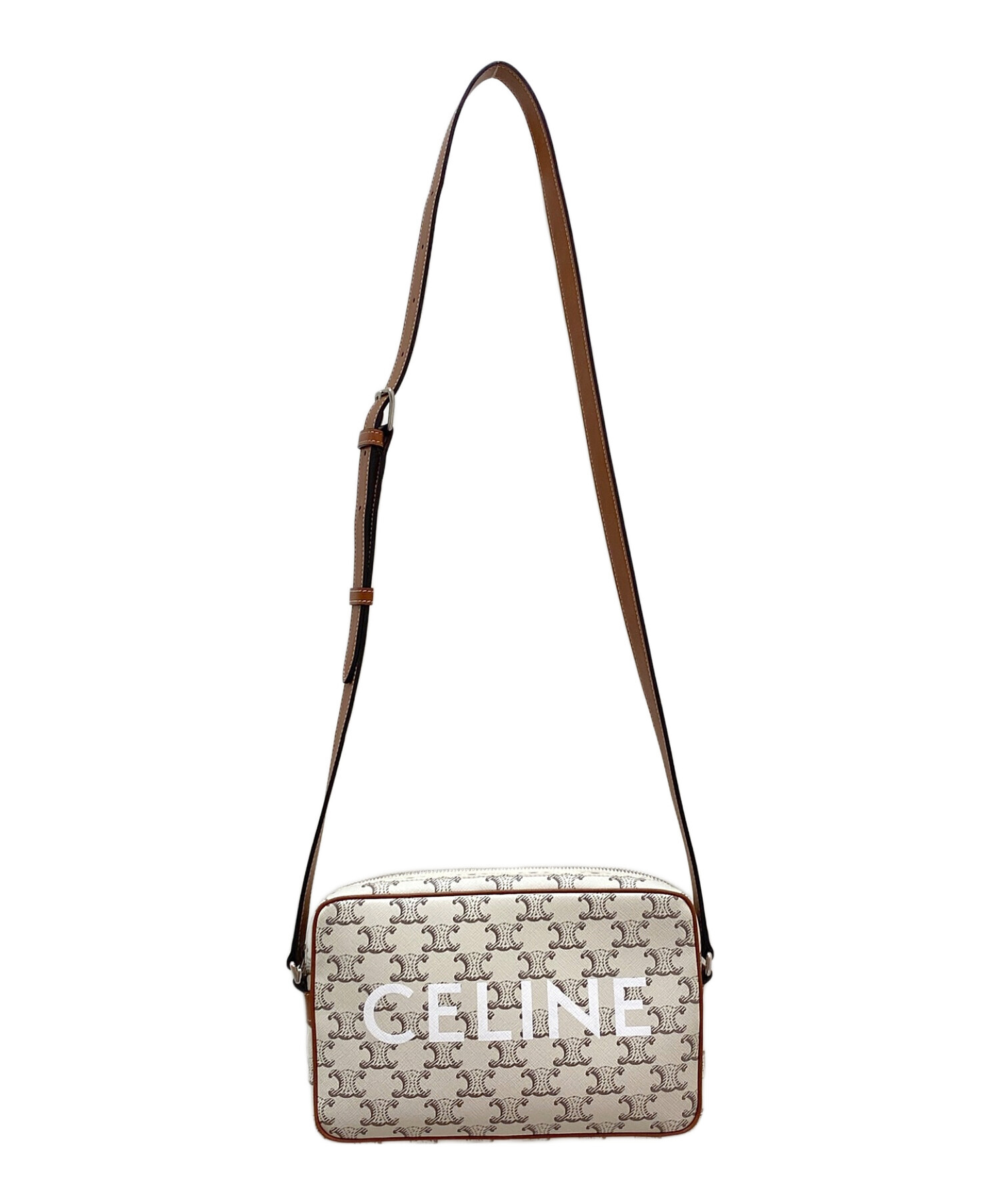 セリーヌ トリオンフ ミディアム メッセンジャーバッグ レディース 【中古】 CELINE - セリーヌ トリオンフ ミディアム メッセンジャーバッグ