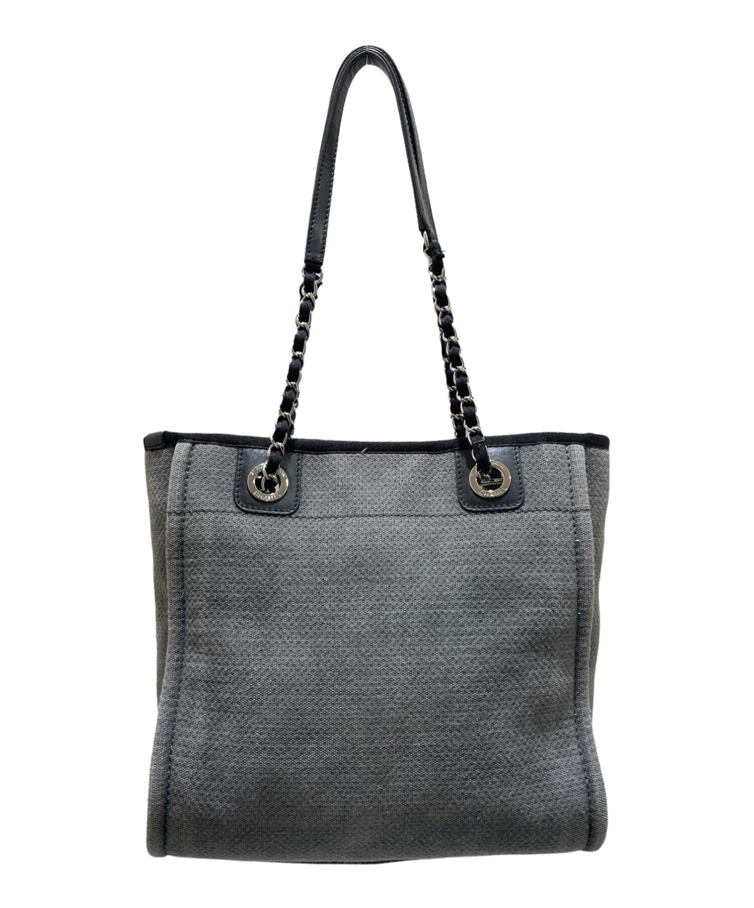 中古・古着通販】CHANEL (シャネル) ドーヴィルPM グレー サイズ:PM 