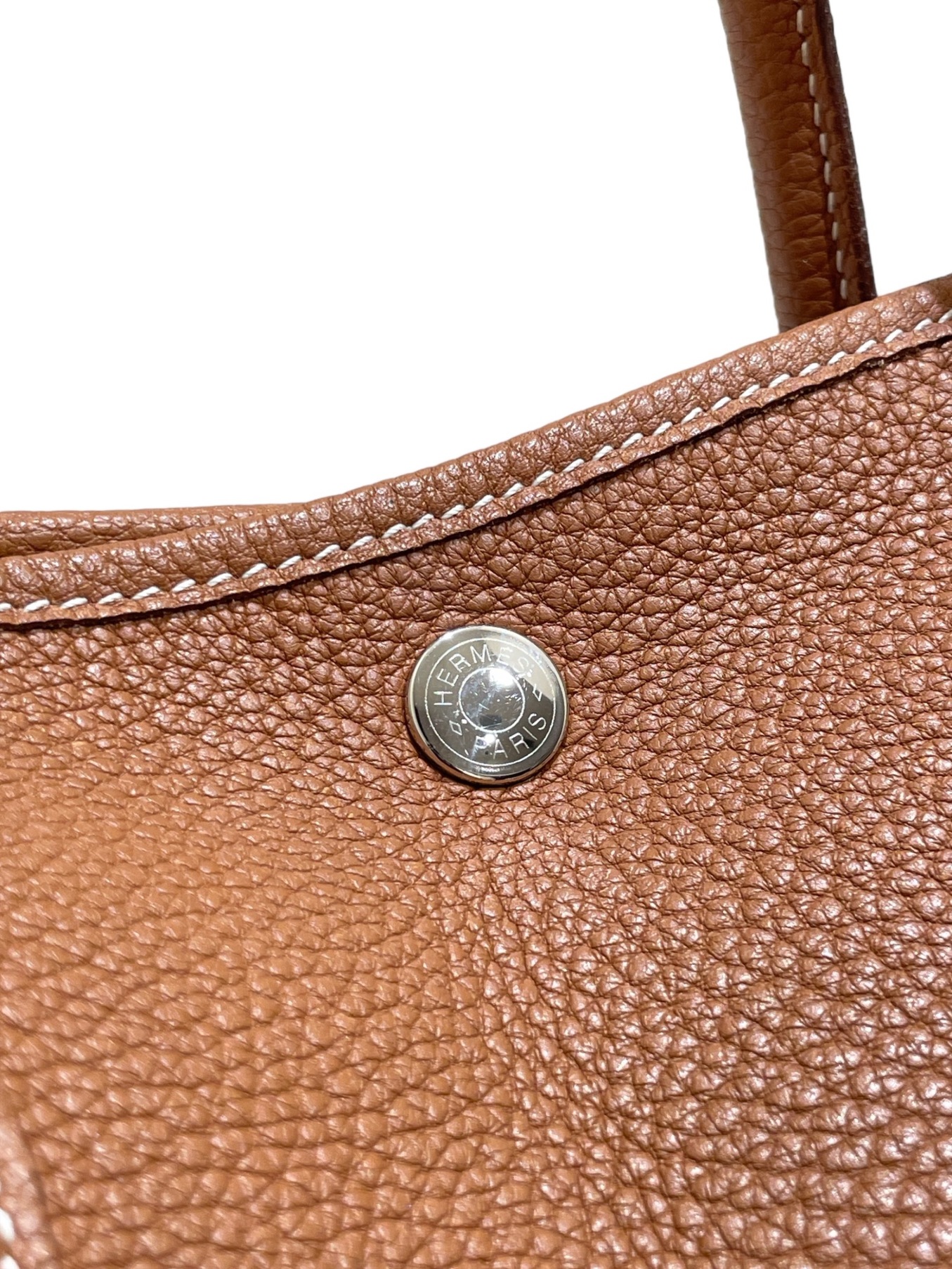中古・古着通販】HERMES (エルメス) ガーデンパーティPM ゴールド 