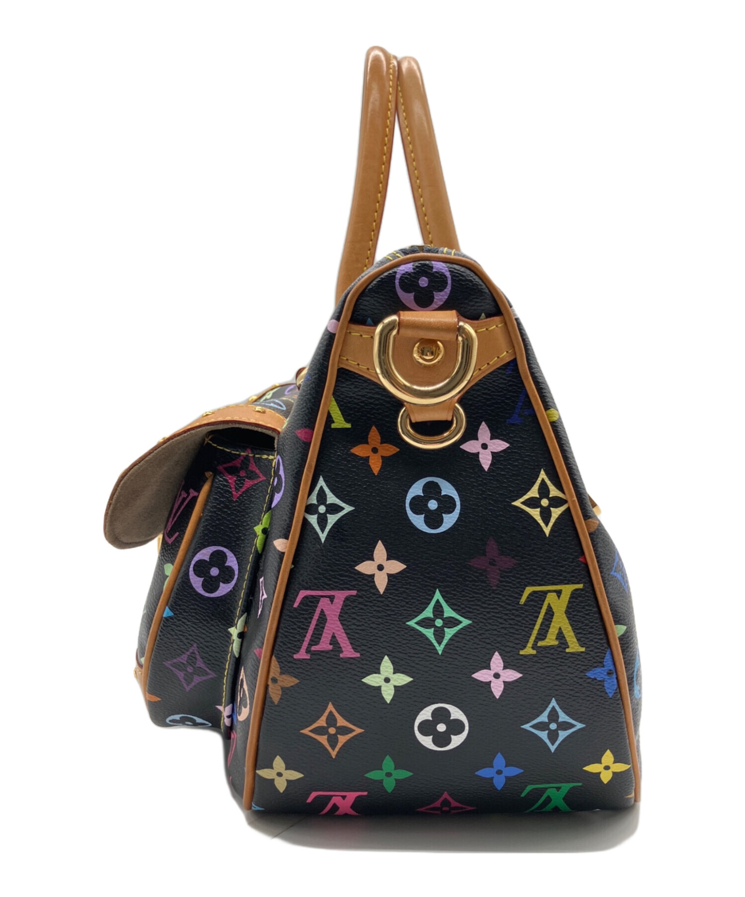 中古・古着通販】LOUIS VUITTON (ルイ ヴィトン) リタ ブラック×マルチ 