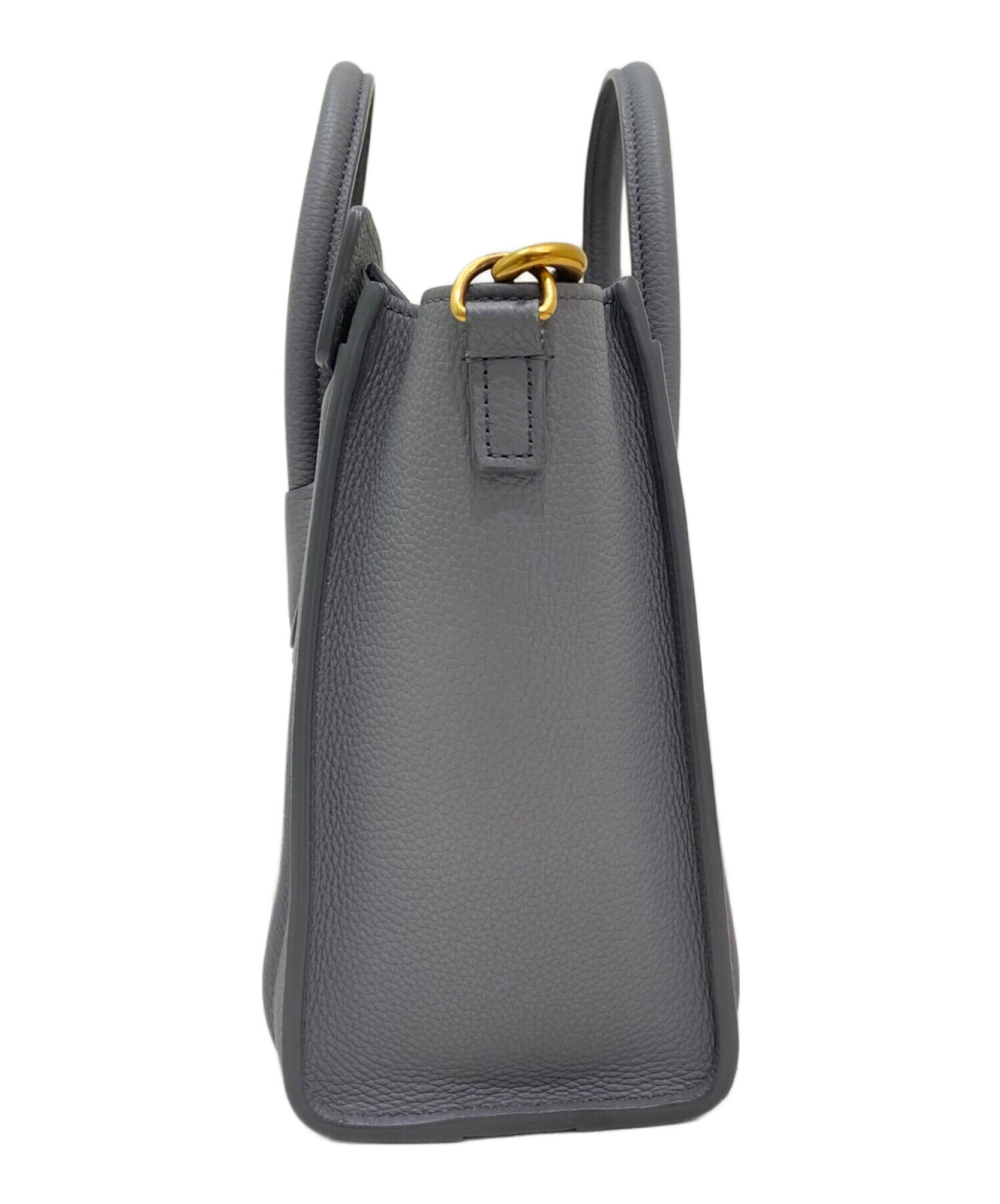 CELINEセリーヌ ナノラゲージ グレー ショルダーバッグ　確実正規品 CELINE - CELINE ナノ ラゲージ ショルダーバッグ NANO LUGGAGEの通販