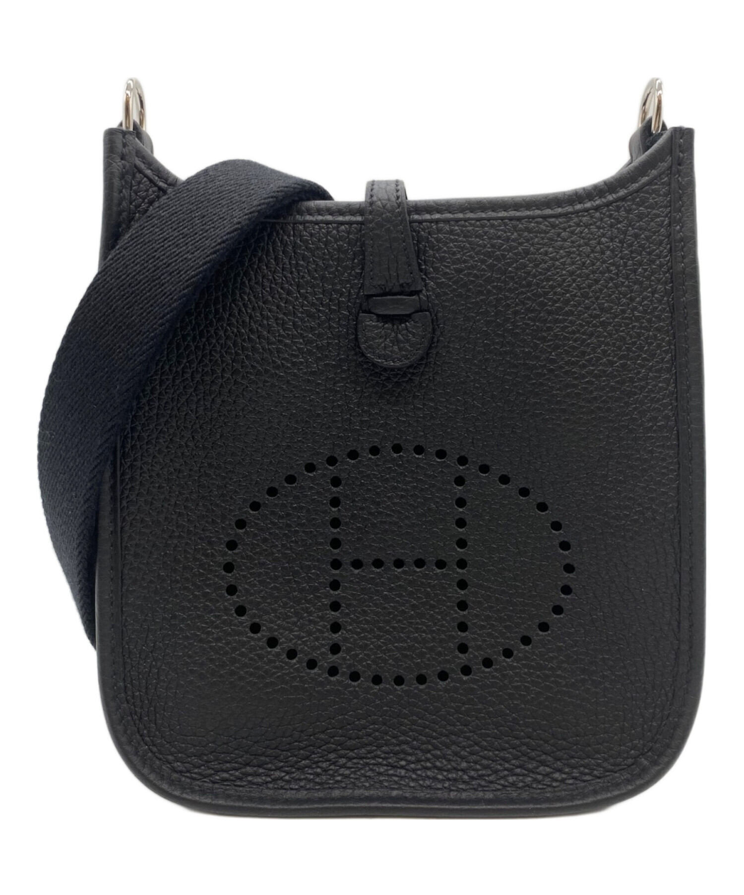 中古・古着通販】HERMES (エルメス) ショルダーバッグ ブラック サイズ