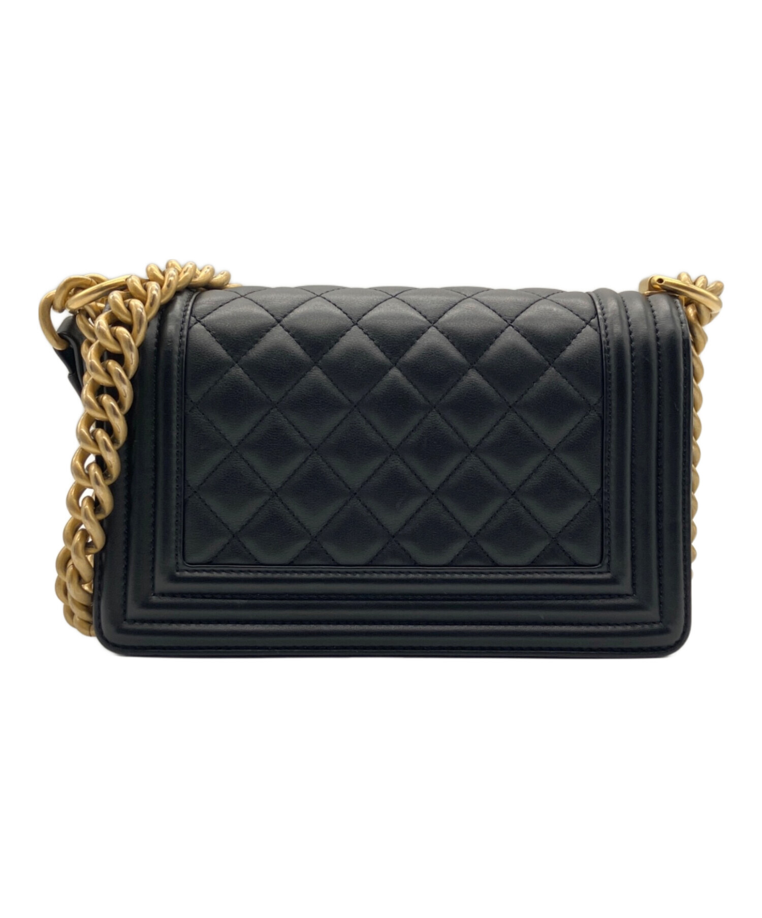 中古・古着通販】CHANEL (シャネル) BOY CHANEL スモール ハンドバッグ 