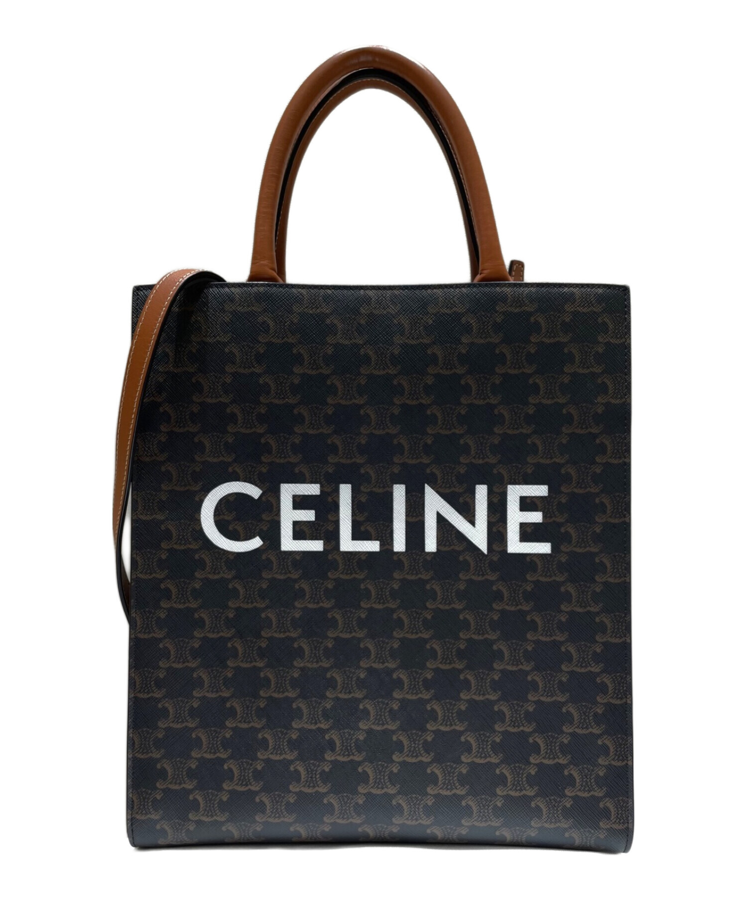 中古・古着通販】CELINE (セリーヌ) スモールバーティカルカバ トート 