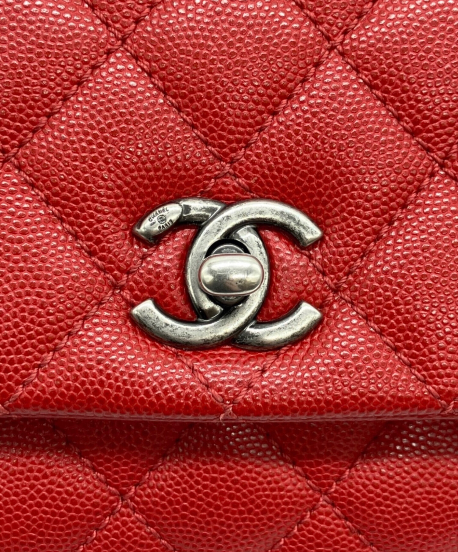 中古・古着通販】CHANEL (シャネル) Matelasse Coco Handle XS 24 Top