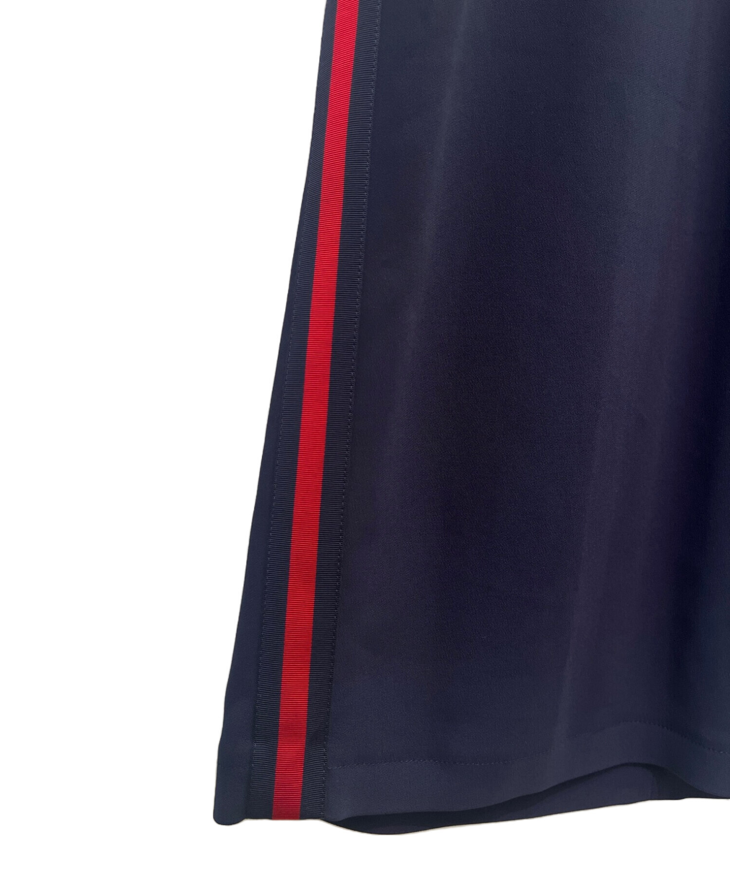 中古・古着通販】GUCCI (グッチ) サイドライン ワンピース ネイビー 