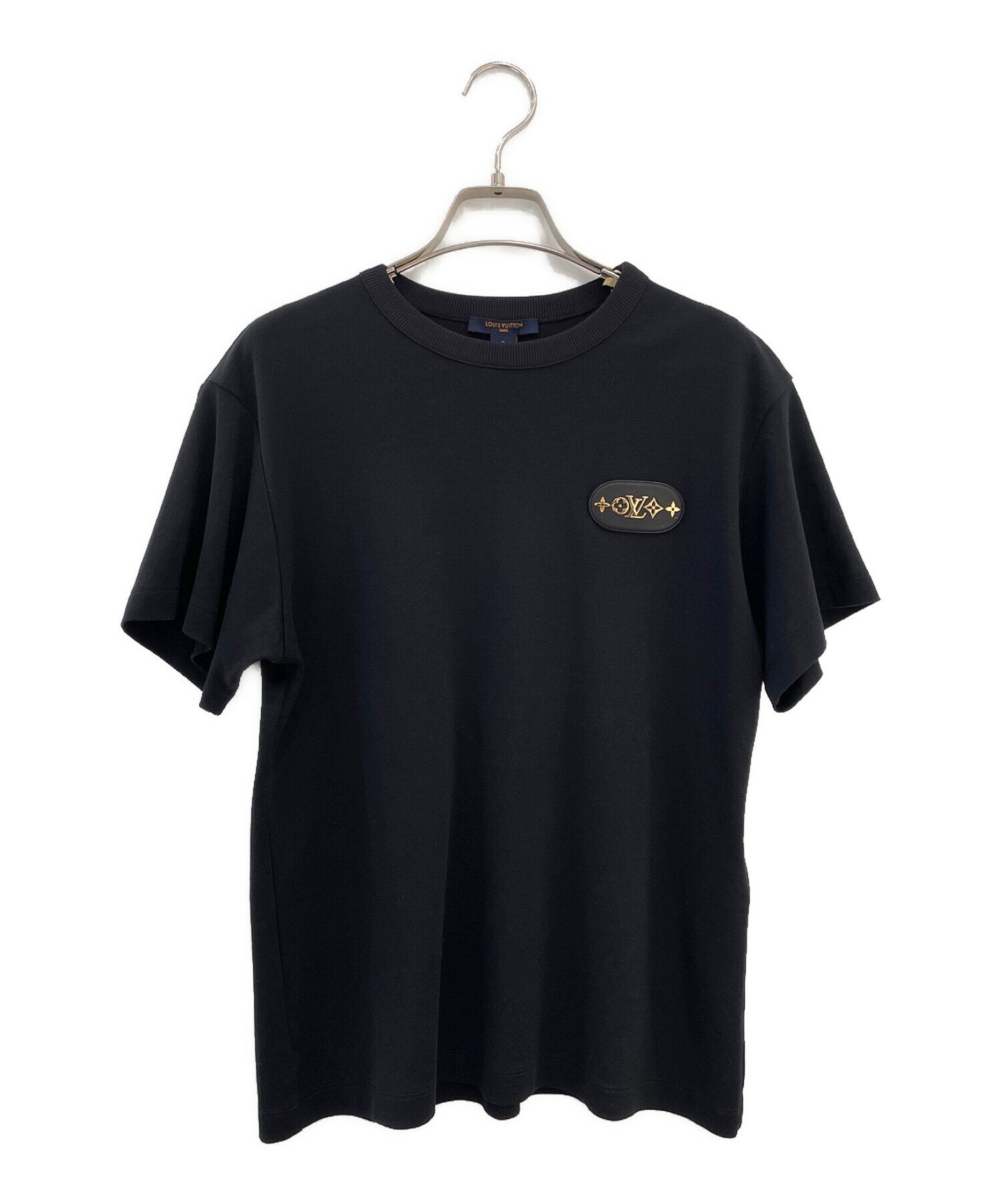 【未使用級】LOUIS VUITTON Tシャツ レザーパッチ モノグラム L 中古・古着通販】LOUIS VUITTON (ルイ ヴィトン) レザーパッチTシャツ