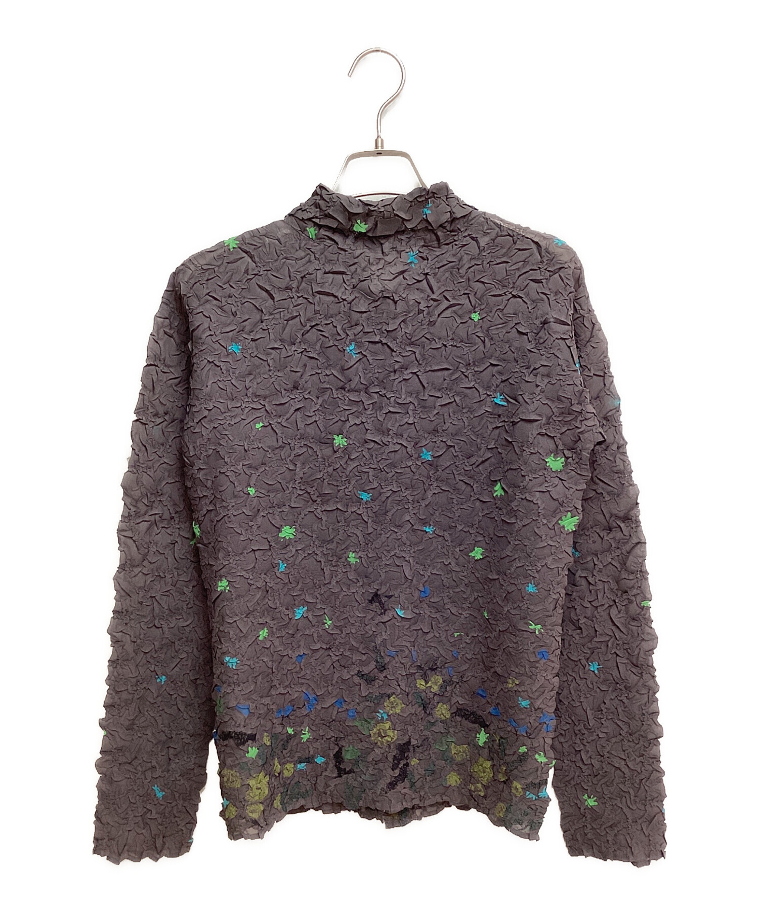 中古・古着通販】ISSEY MIYAKE (イッセイミヤケ) 総柄シワプリーツ