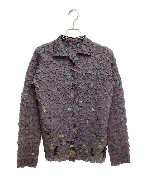 中古・古着通販】ISSEY MIYAKE (イッセイミヤケ) 総柄シワプリーツ
