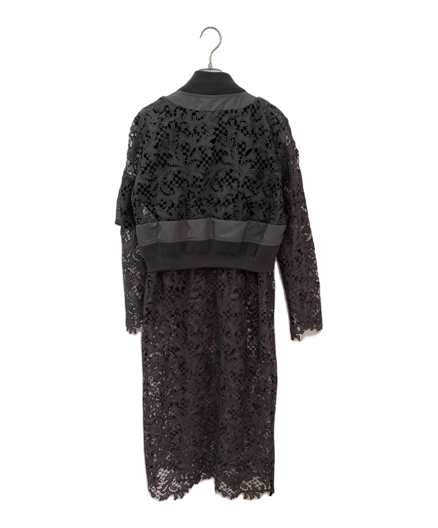 中古・古着通販】sacai (サカイ) MA-1ドッキングレースワンピース